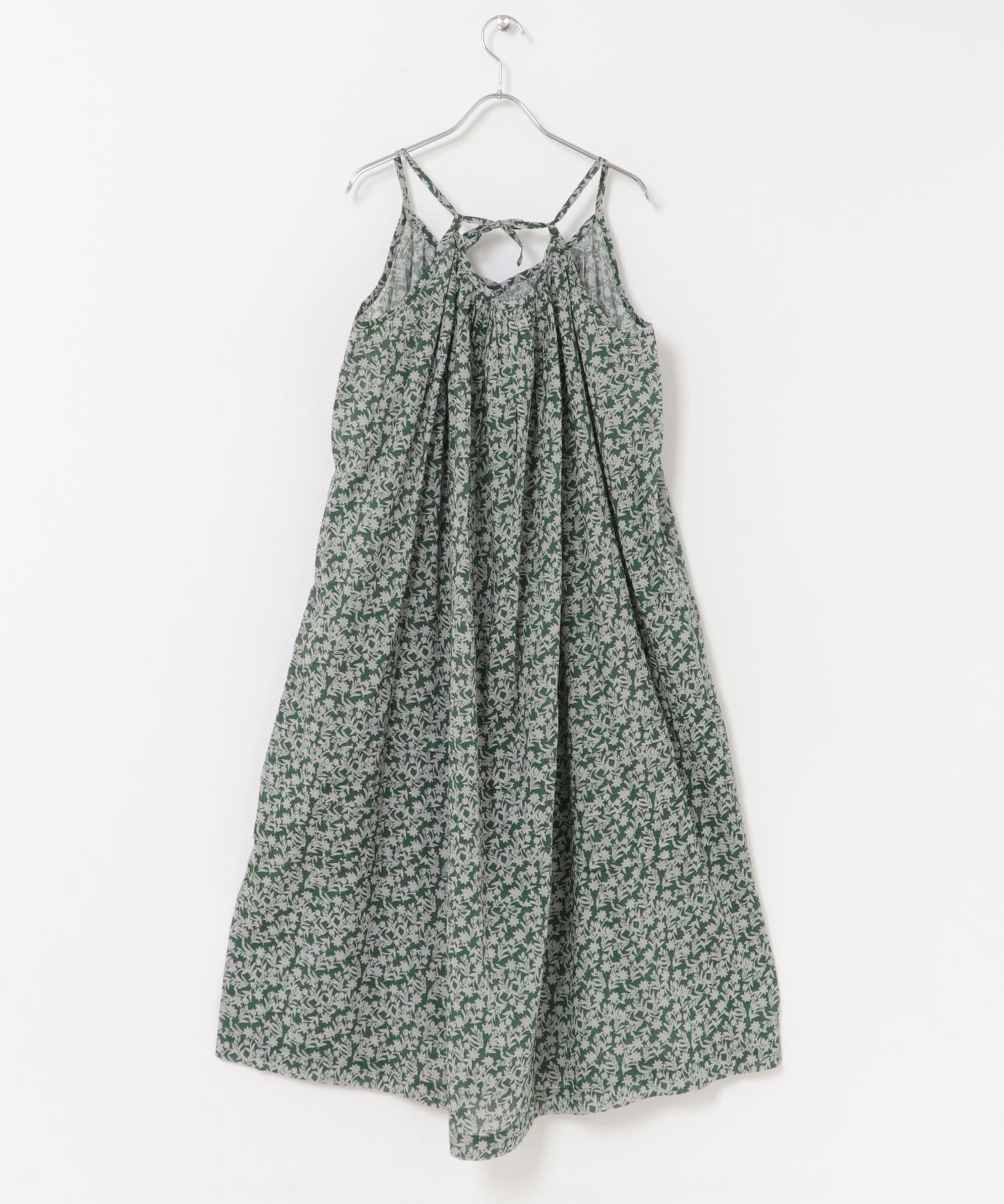 SOIL　FLOWER CAMISOLE DRESS GREEN 2