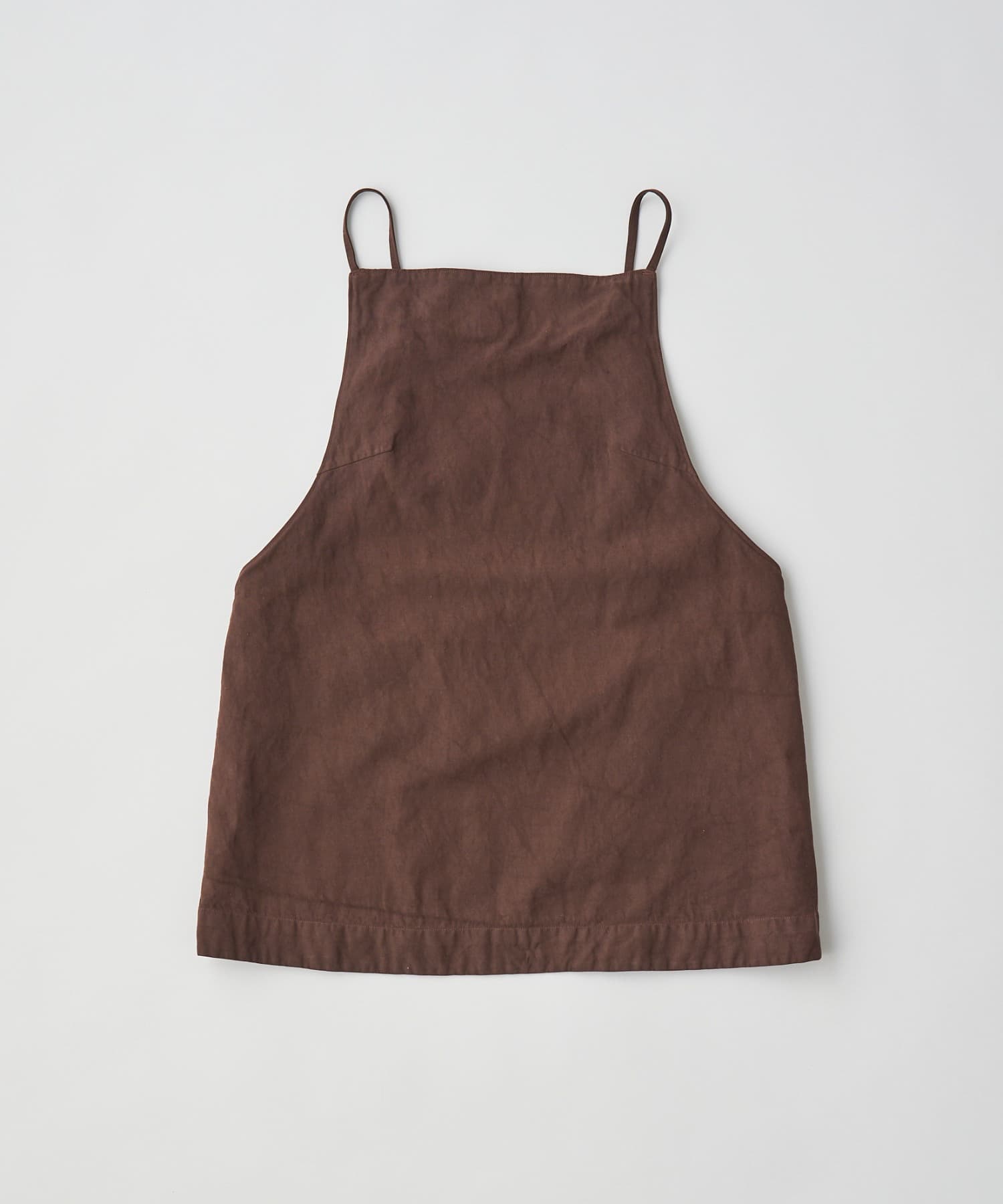 unfil　GARMENTDYEINGCAMISOLE brown 1
