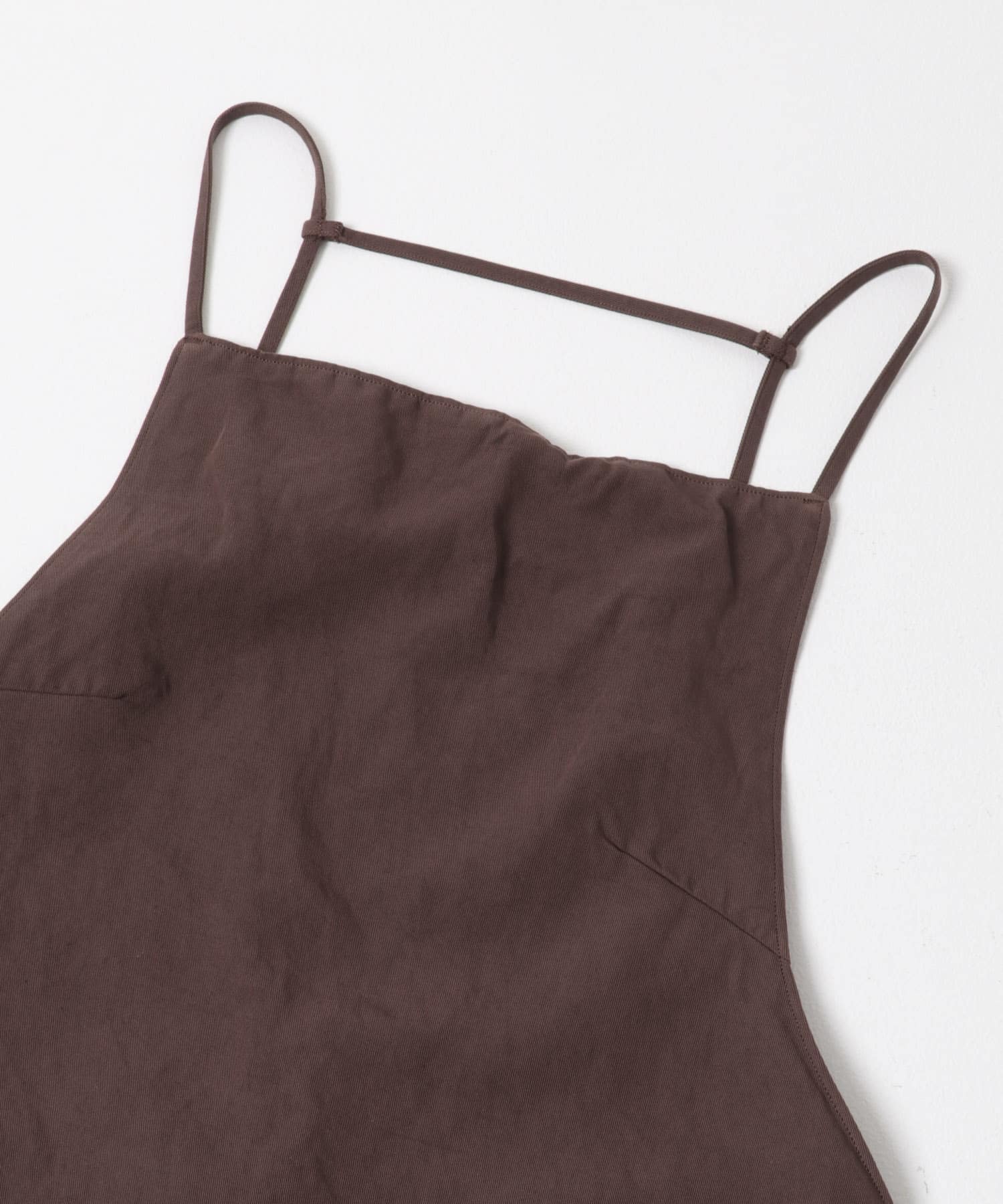 unfil　GARMENTDYEINGCAMISOLE brown 1