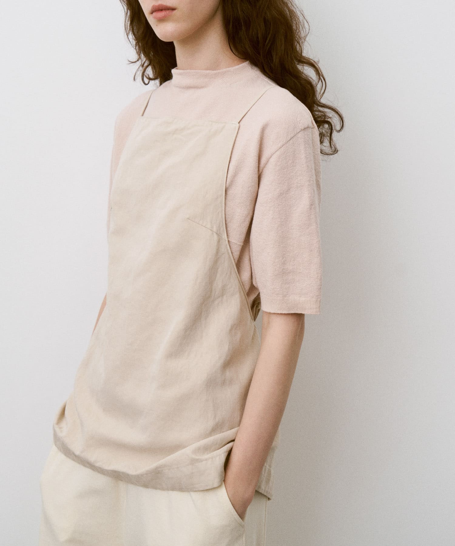unfil　GARMENTDYEINGCAMISOLE stone 1