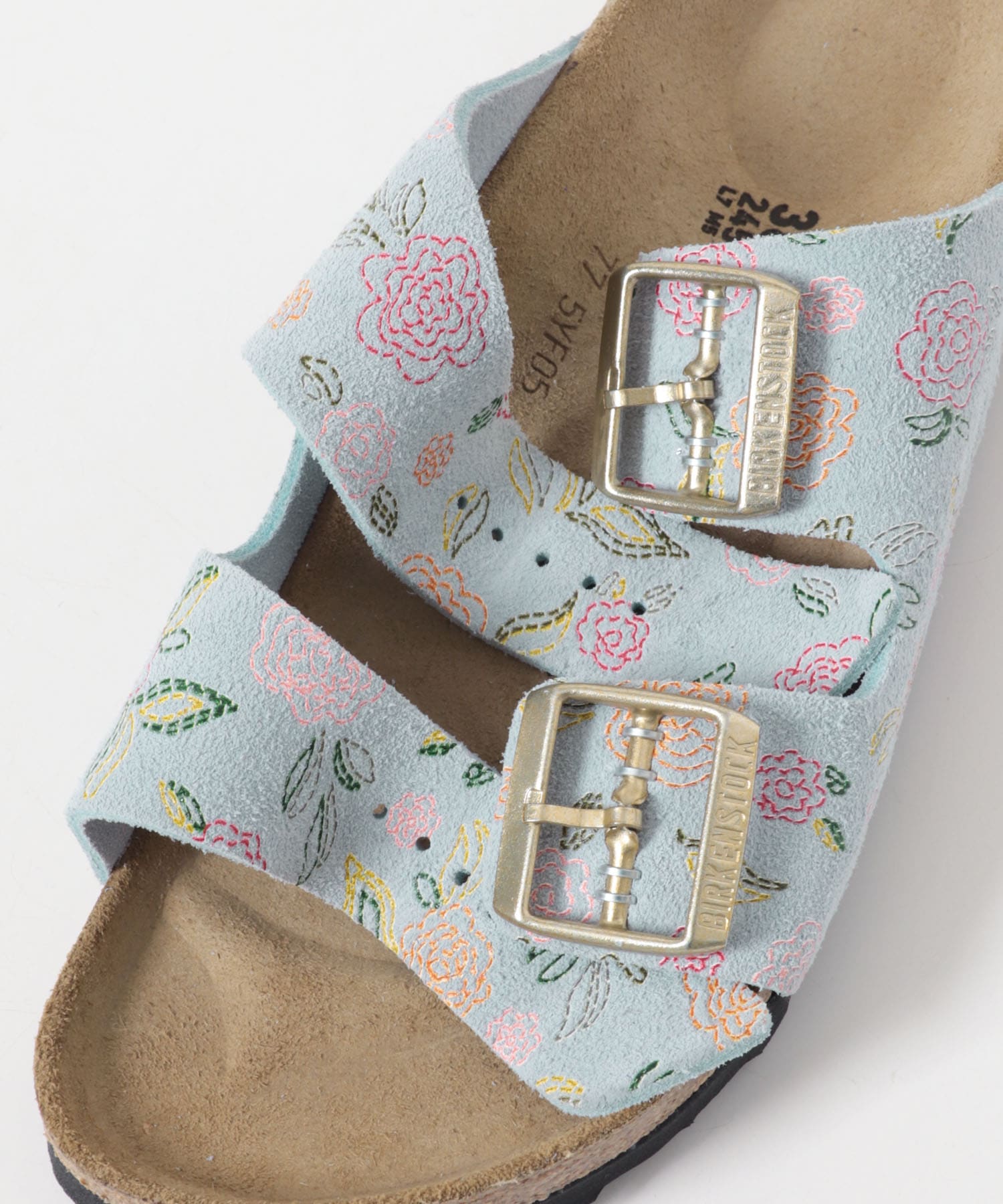 BIRKENSTOCK　EXCLUSIVE ARIZONAFLOWER BLUE 35
