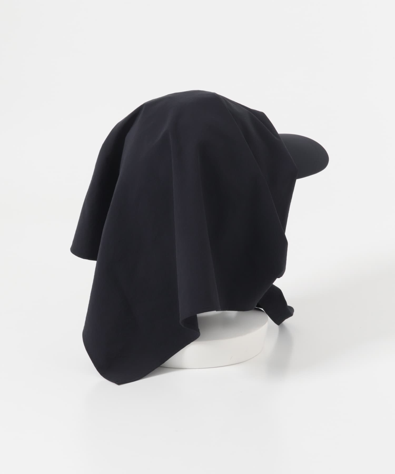 KIJIMA TAKAYUKI DETACHABLE SCARF CAP(One BLACK): 帽子｜URBAN