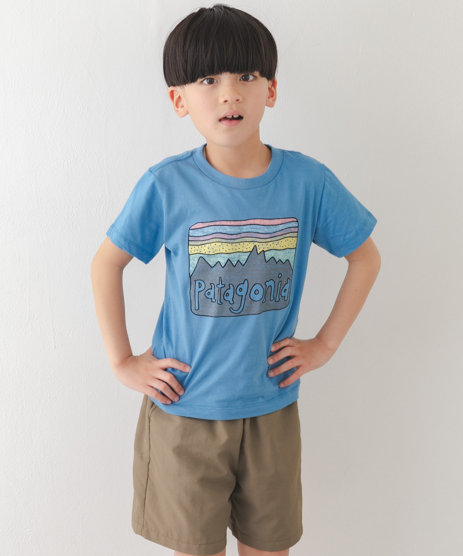 patagonia　FITZ ROY SKIES T-SHIRTS(KIDS)