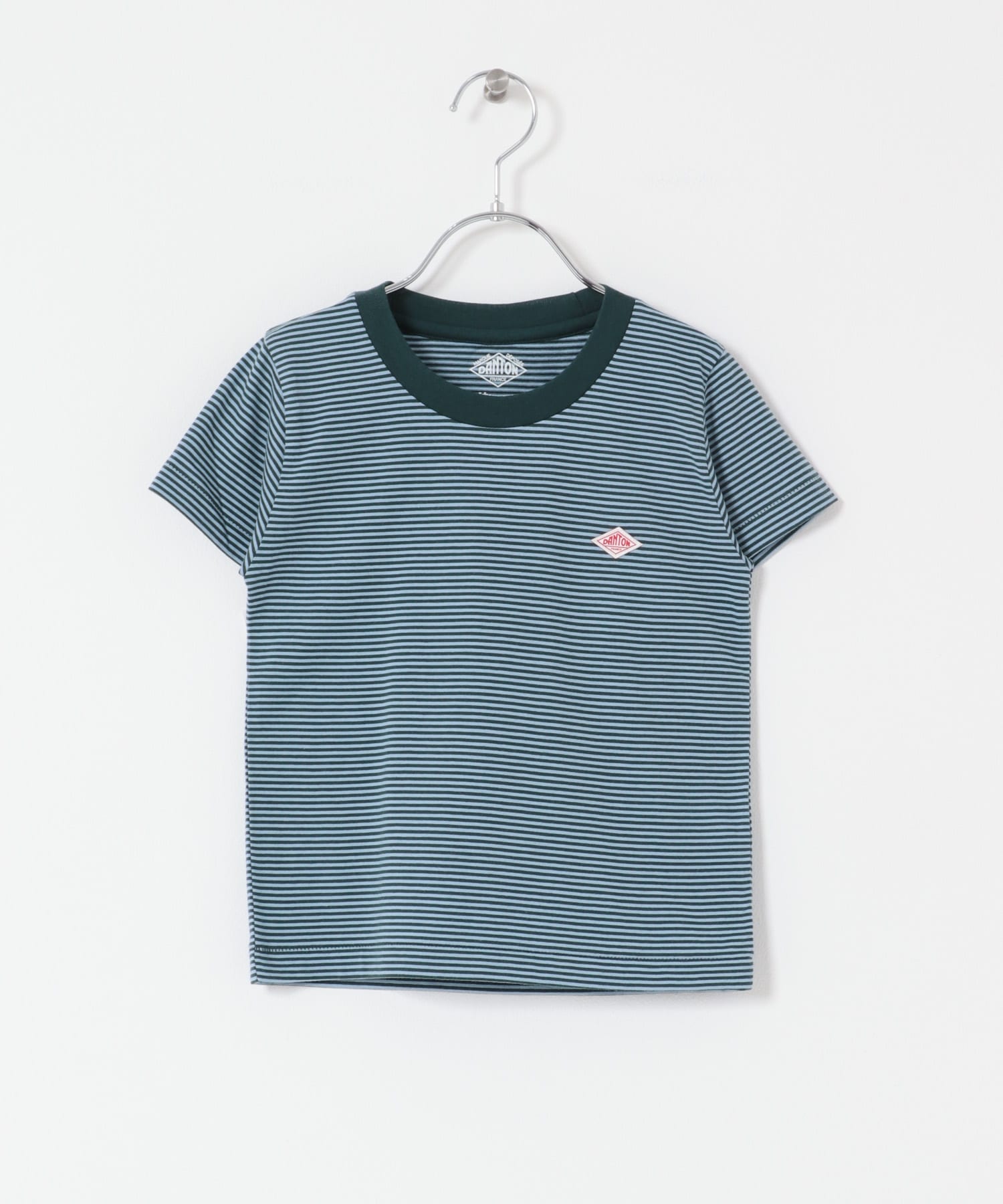 DANTON　KIDS T/C INNER T-SHIRTS(KIDS) GREEN/SAX 115