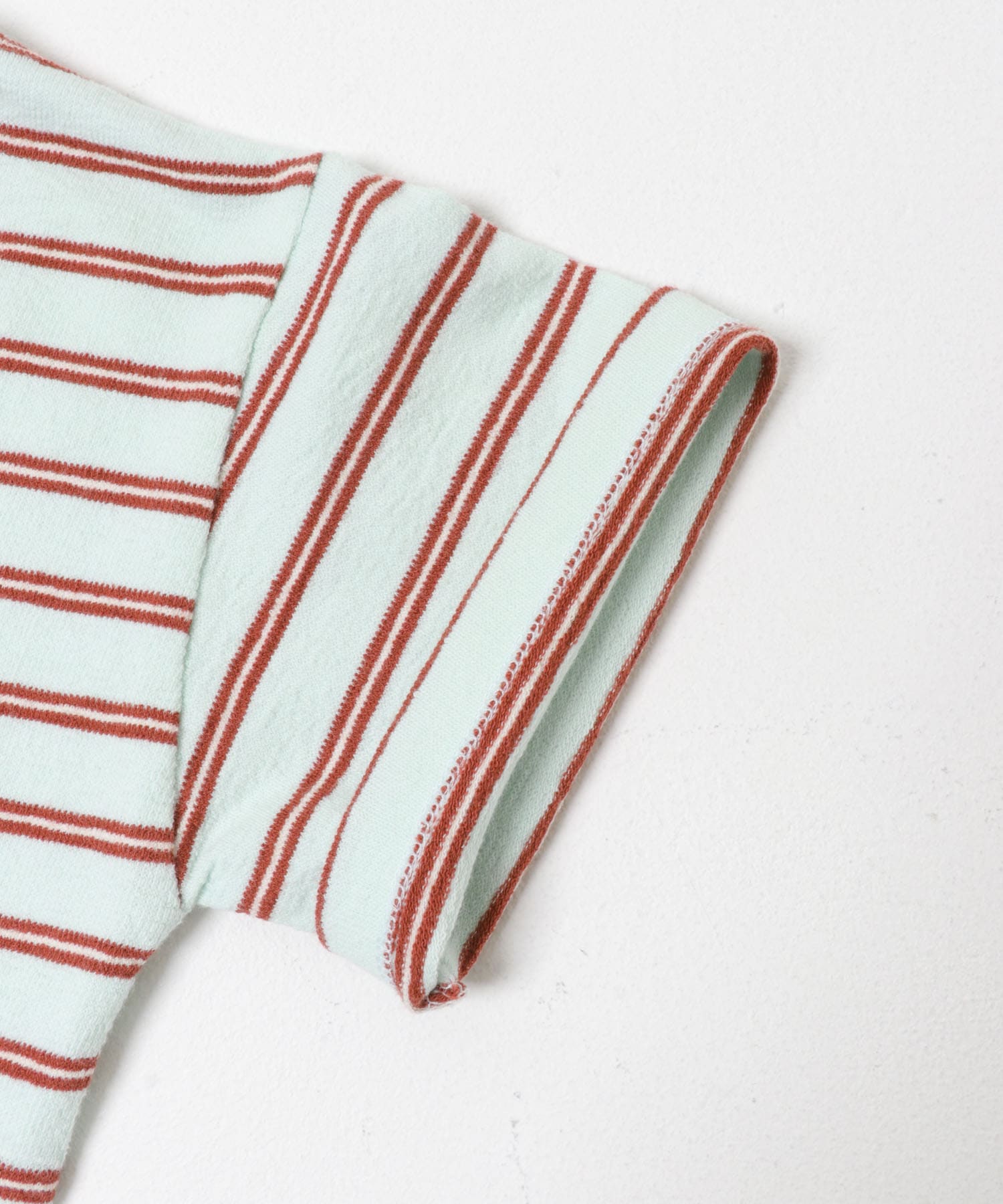 BOBO CHOSES 　STRIPES T-SHIRTS(KIDS) LIGHT BLUE 4-5y