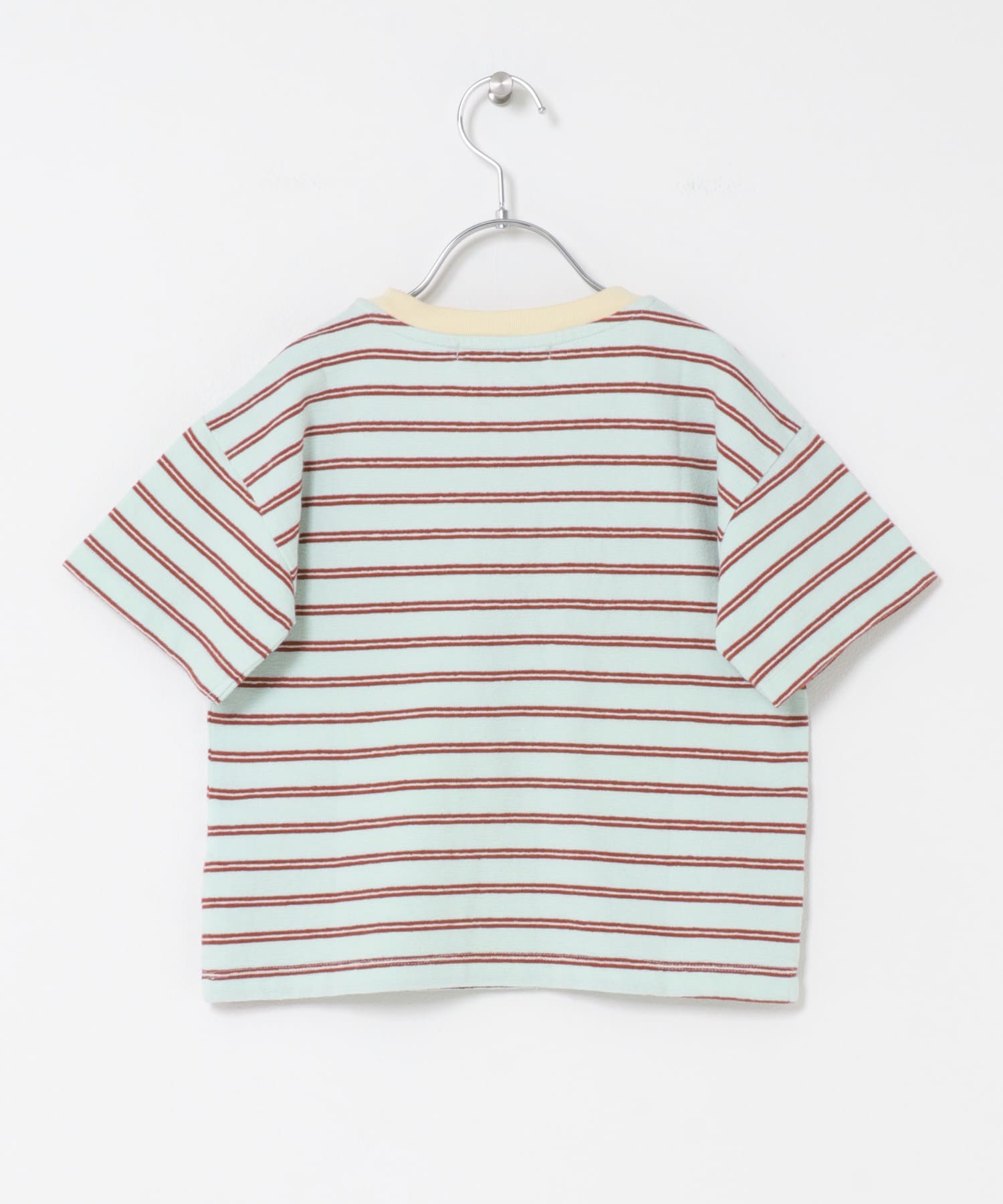 BOBO CHOSES 　STRIPES T-SHIRTS(KIDS) LIGHT BLUE 4-5y