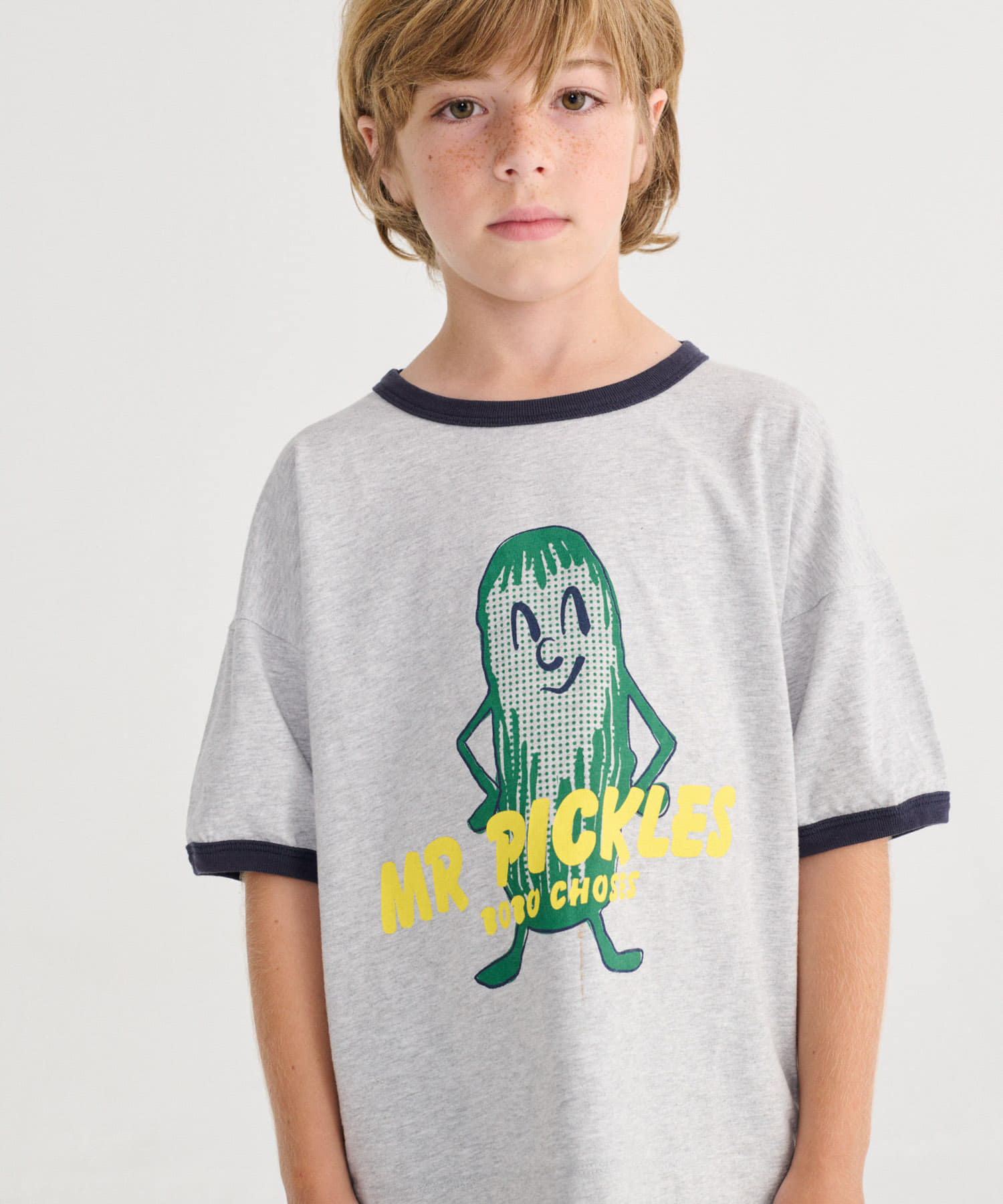BOBO CHOSES Mr Pickles T-shirts(KIDS)(4-5y H GREY): キッズ｜URBAN
