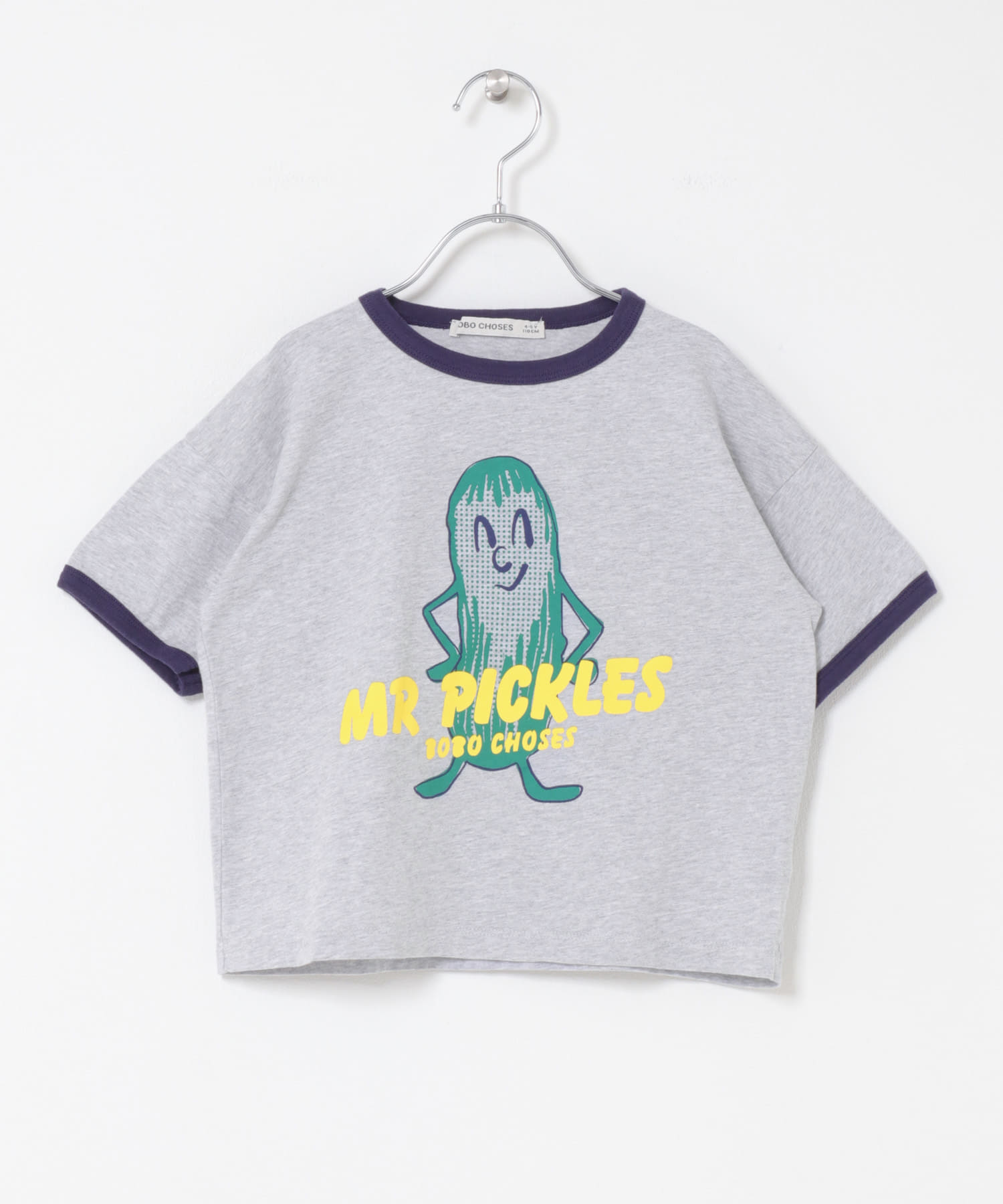 BOBO CHOSES　Mr Pickles T-shirts(KIDS) H GREY 4-5y