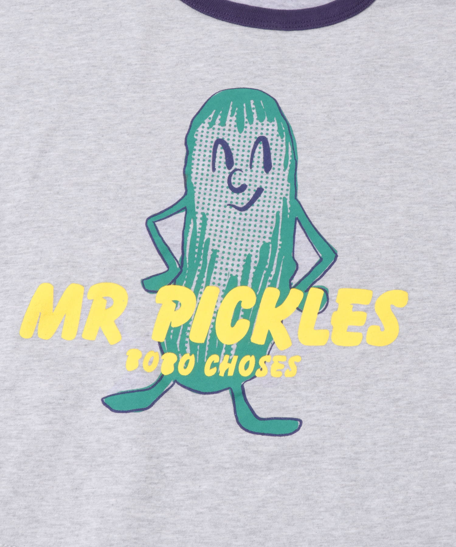 BOBO CHOSES　Mr Pickles T-shirts(KIDS) H GREY 4-5y