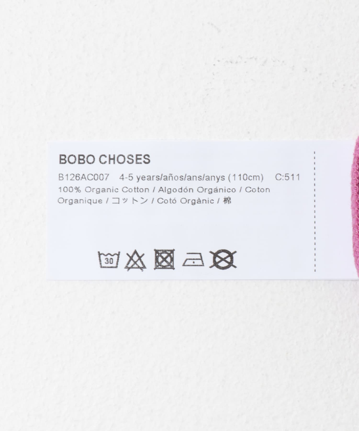 BOBO CHOSES　SPRING LETTERS T-SHIRTS(KIDS) PURPLE 4-5y