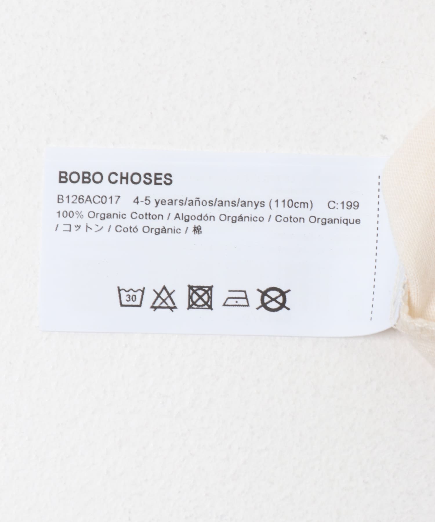 BOBO CHOSES　PICLES THE DOG T-SHIRTS(KIDS) OFF WHITE 4-5y