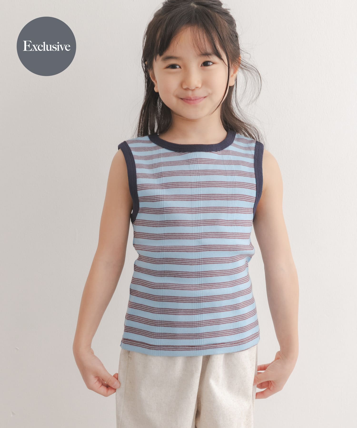 『別注』Robert P Miller×DOORS　MILLERボーダータンクトップ(KIDS)