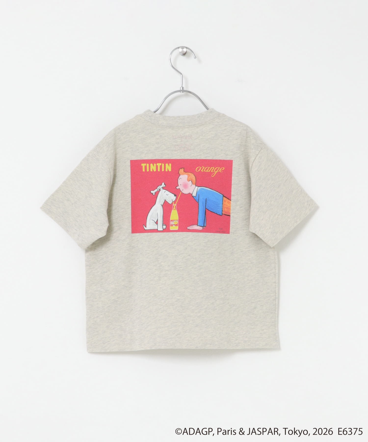 『別注』Savignac×DOORS　プリントTシャツ(KIDS) OATMEAL 105(100-110)
