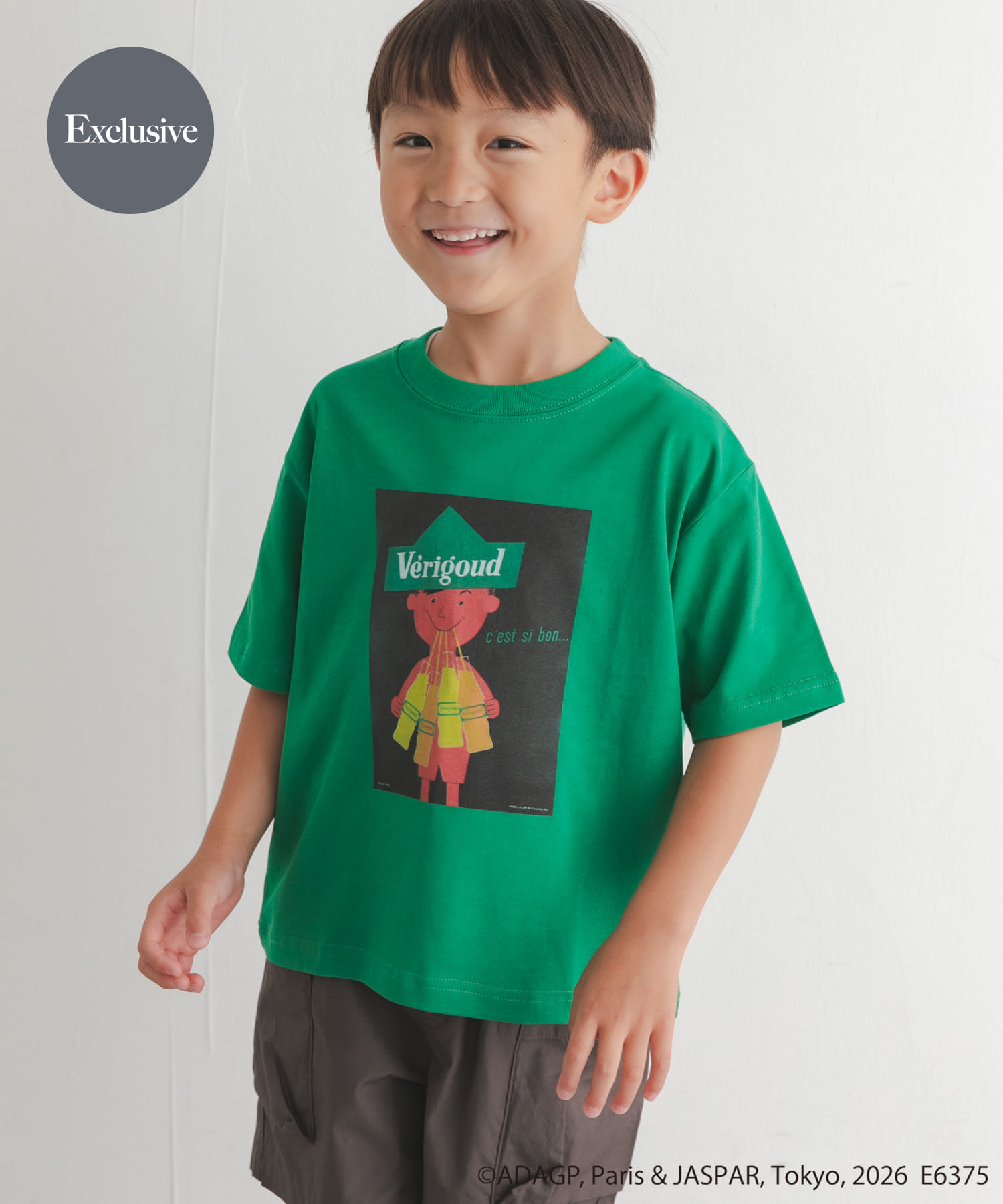 別注』Savignac×DOORS プリントTシャツ(KIDS)(105(100-110) D.BLUE