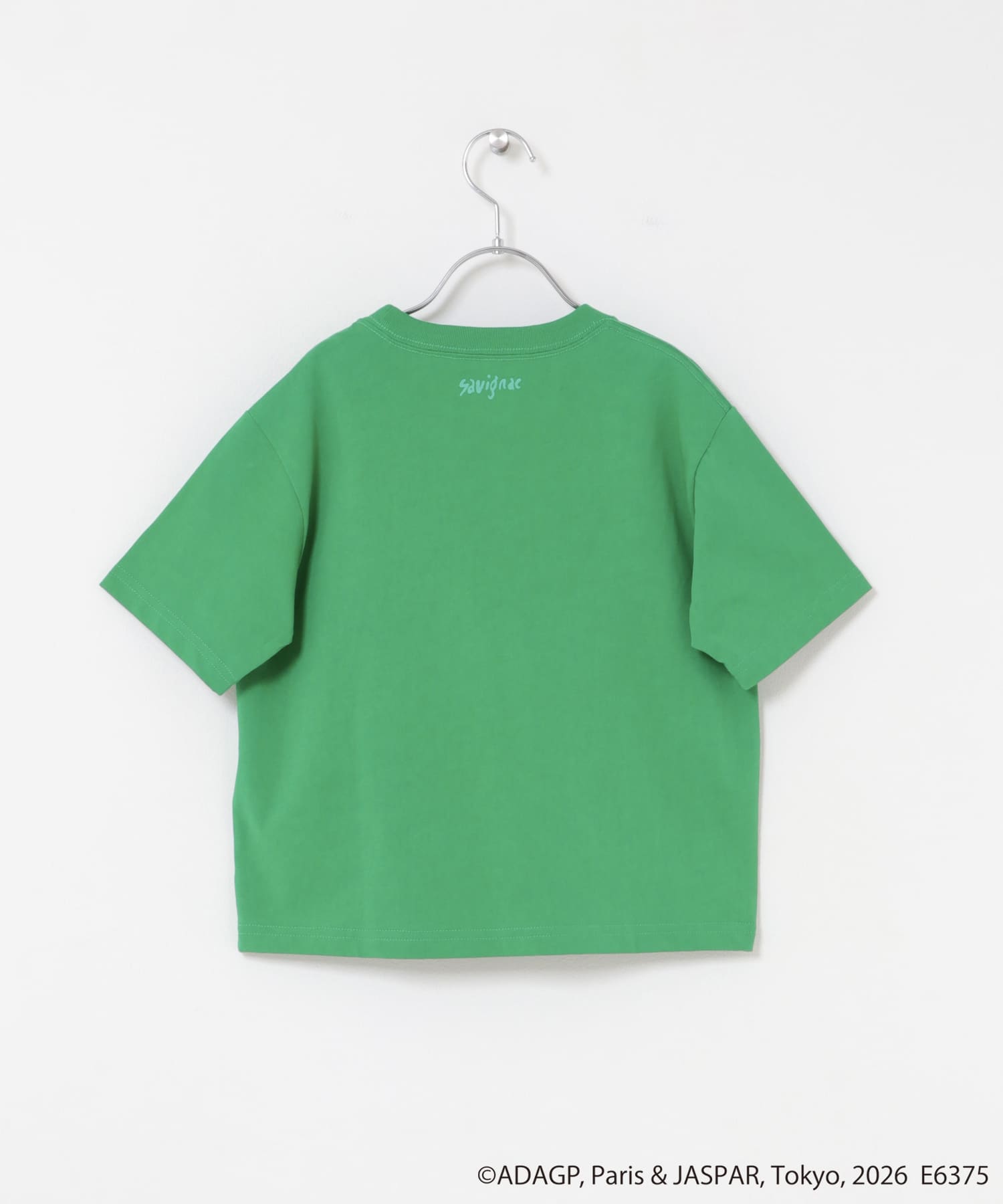 『別注』Savignac×DOORS　プリントTシャツ(KIDS) GREEN 105(100-110)