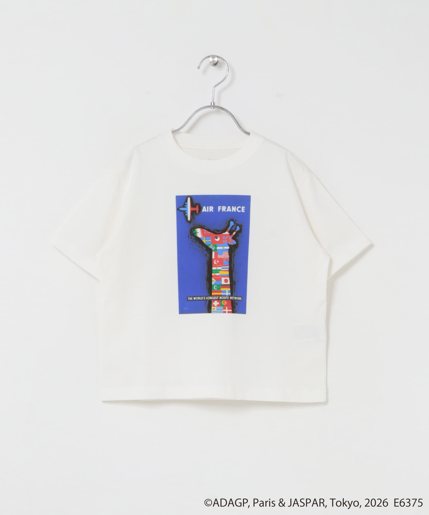 『別注』Savignac×DOORS　プリントTシャツ(KIDS) WHITE2 105(100-110)