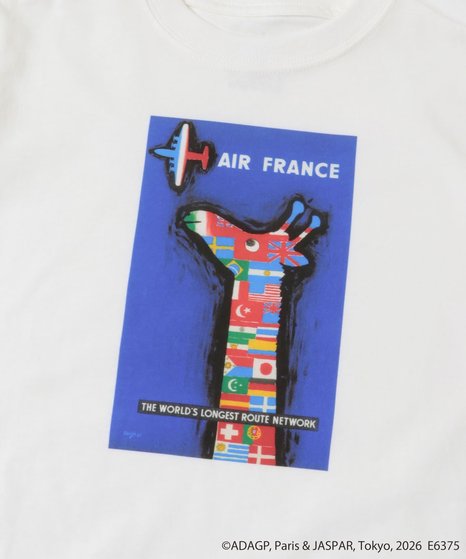 『別注』Savignac×DOORS　プリントTシャツ(KIDS) WHITE2 105(100-110)