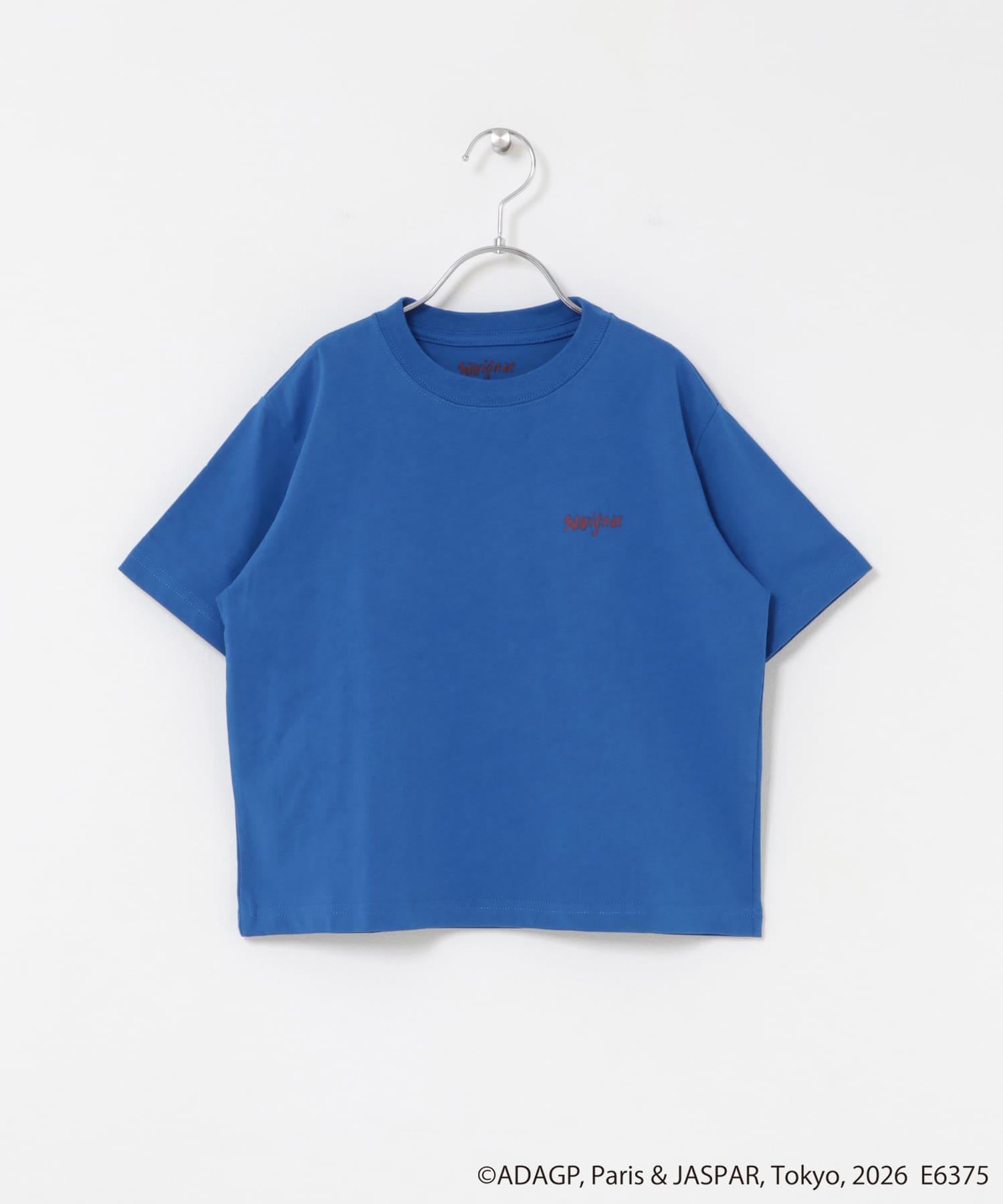 『別注』Savignac×DOORS　プリントTシャツ(KIDS) D.BLUE 105(100-110)