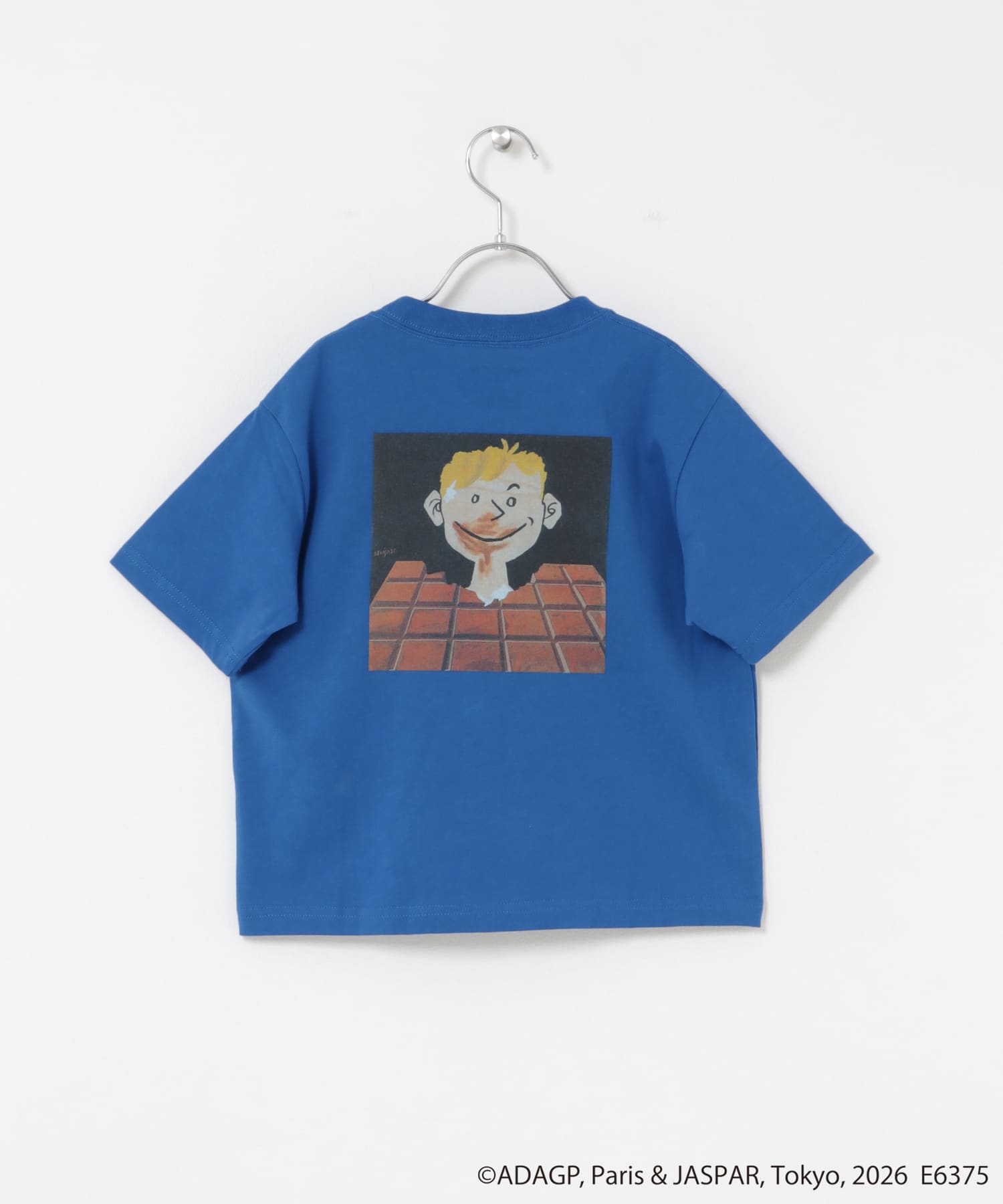 『別注』Savignac×DOORS　プリントTシャツ(KIDS) D.BLUE 105(100-110)