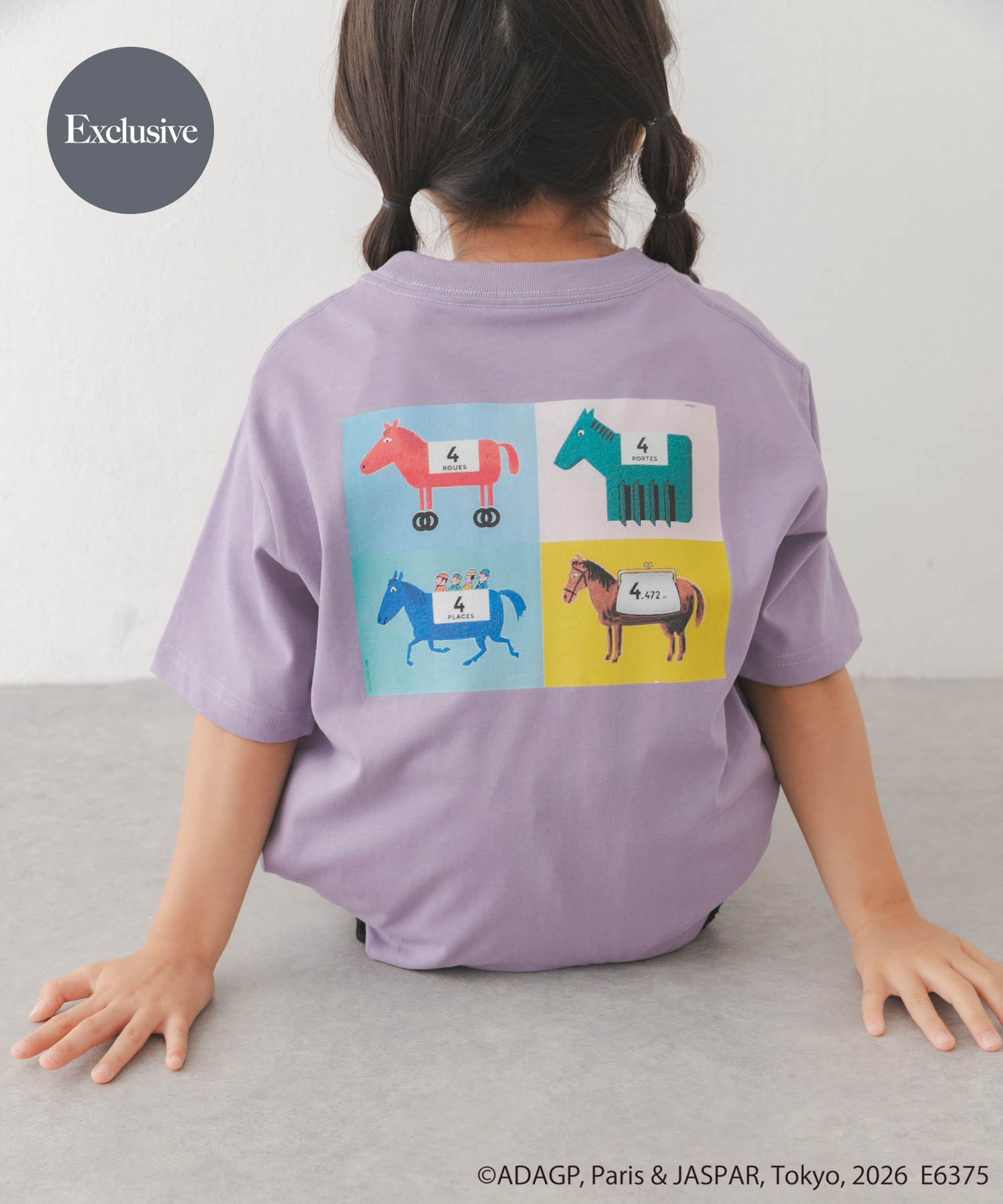 別注』Savignac×DOORS プリントTシャツ(KIDS)(105(100-110) D.BLUE