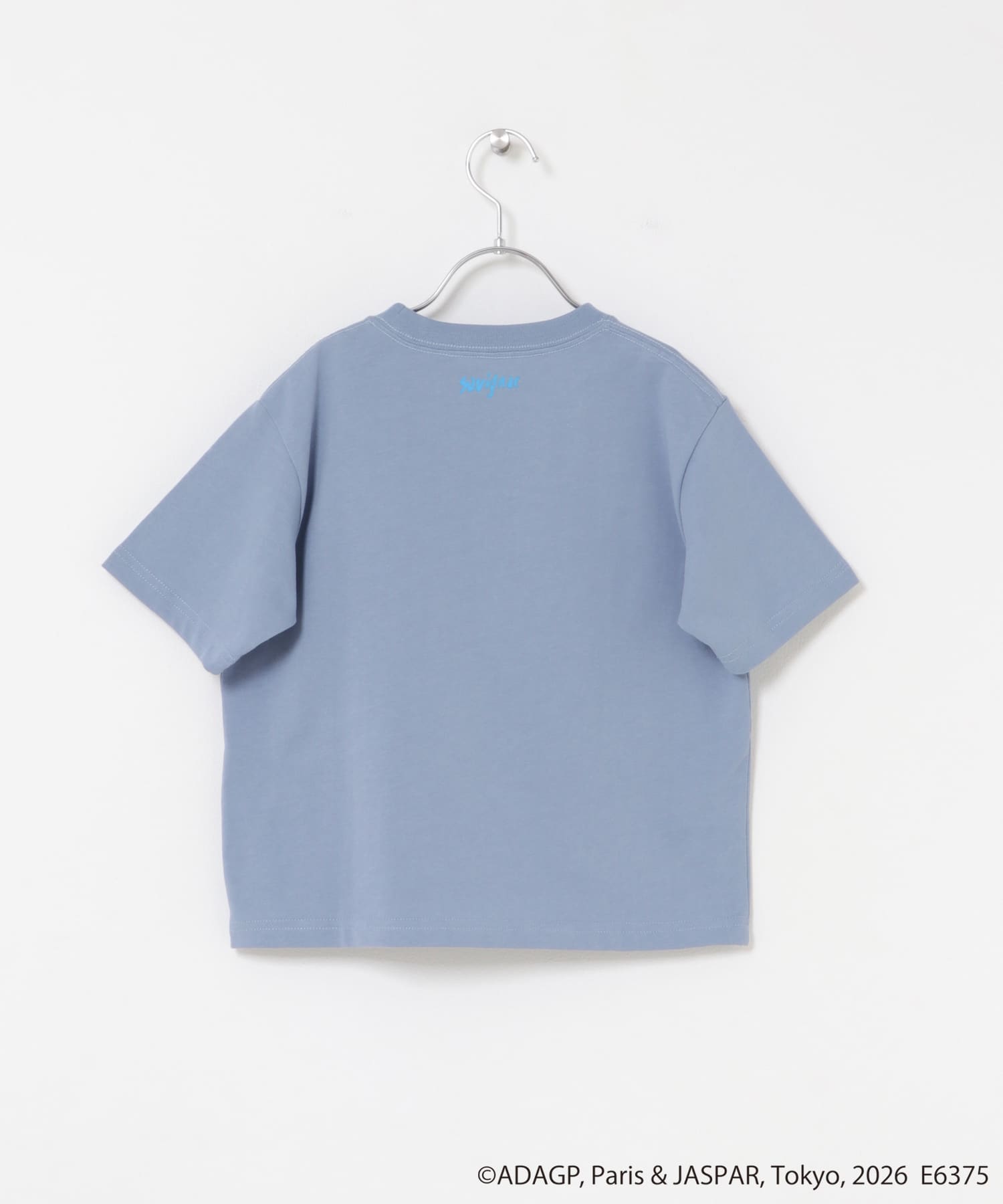 『別注』Savignac×DOORS　プリントTシャツ(KIDS) SAX 105(100-110)