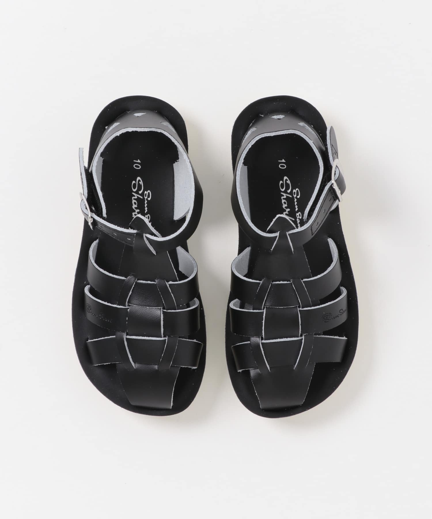 Salt Water Sandals　SS SHARK(KIDS) Black 17