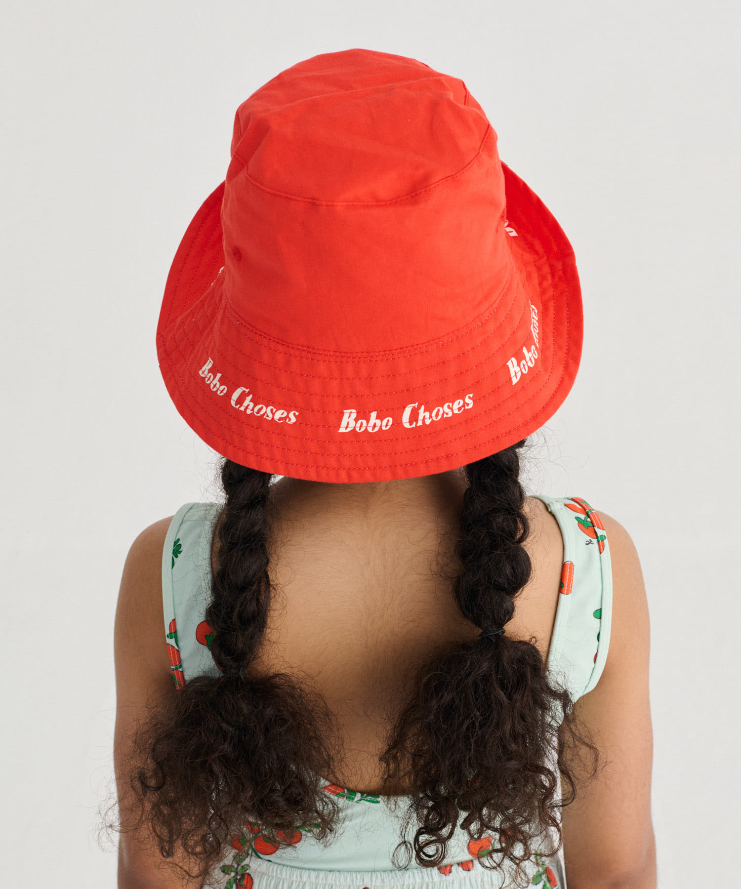 BOBO CHOSES　TOMATOES REVERSIBLE HAT(KIDS) ORANGE One