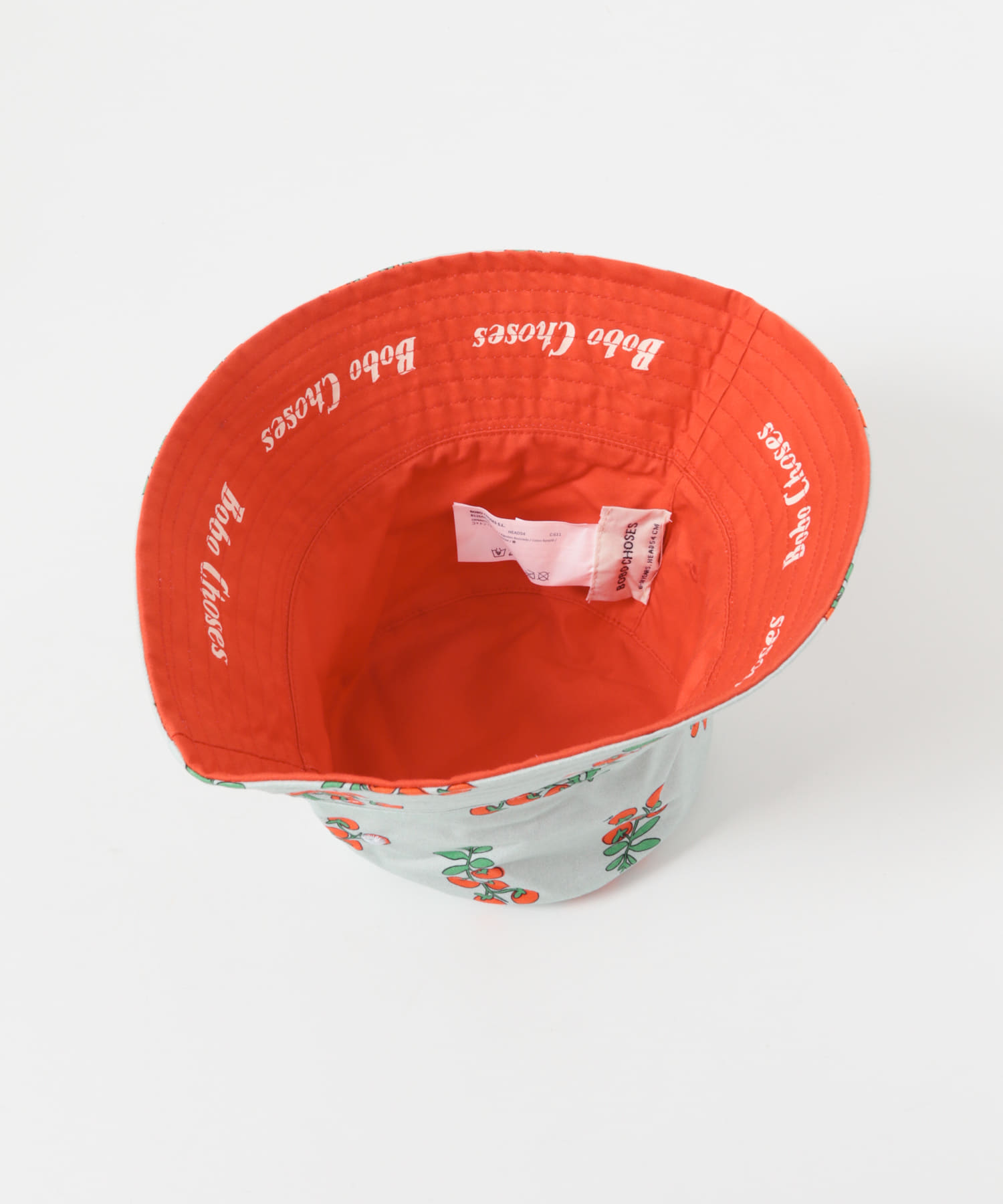 BOBO CHOSES　TOMATOES REVERSIBLE HAT(KIDS) ORANGE One