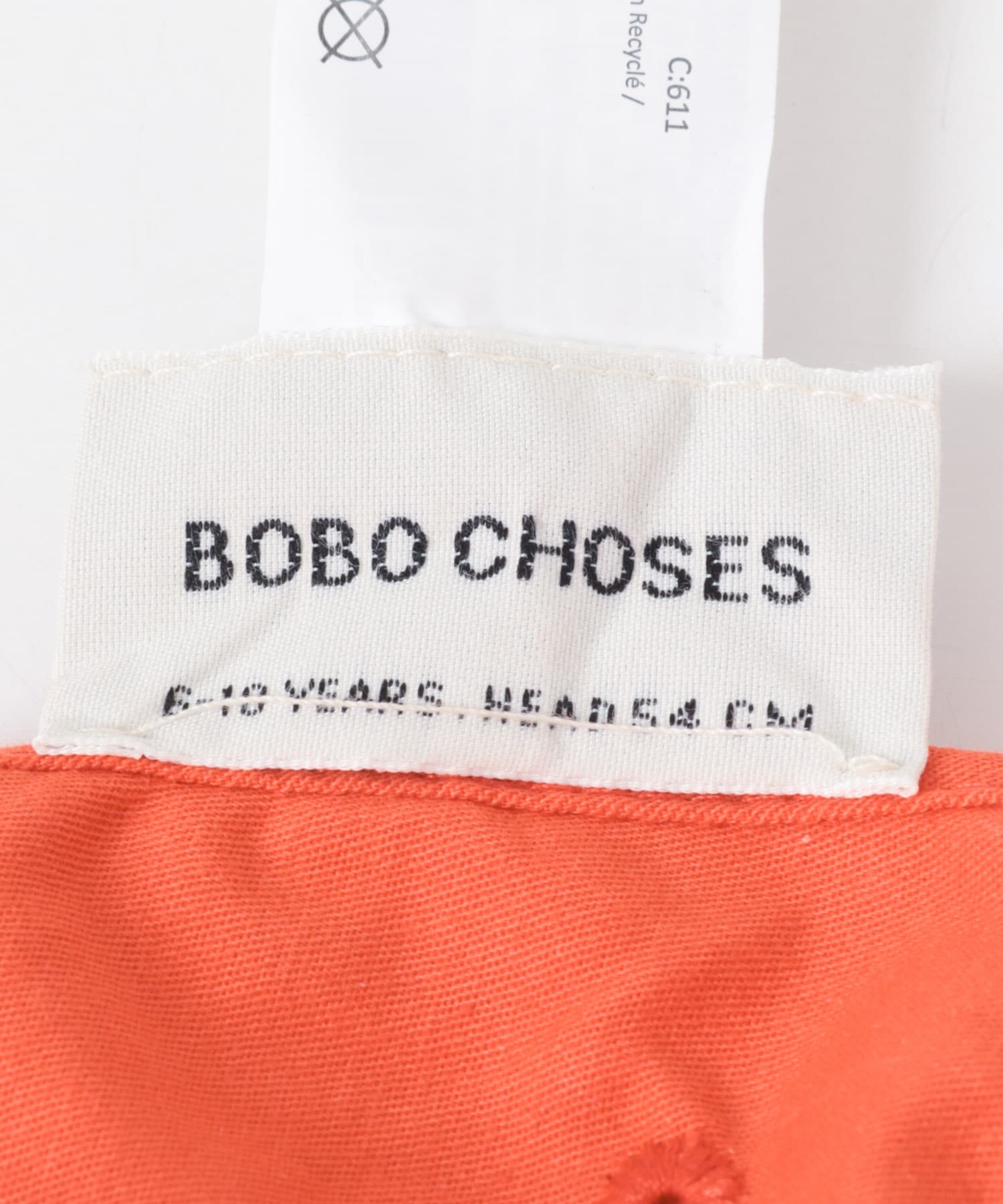 BOBO CHOSES　TOMATOES REVERSIBLE HAT(KIDS) ORANGE One