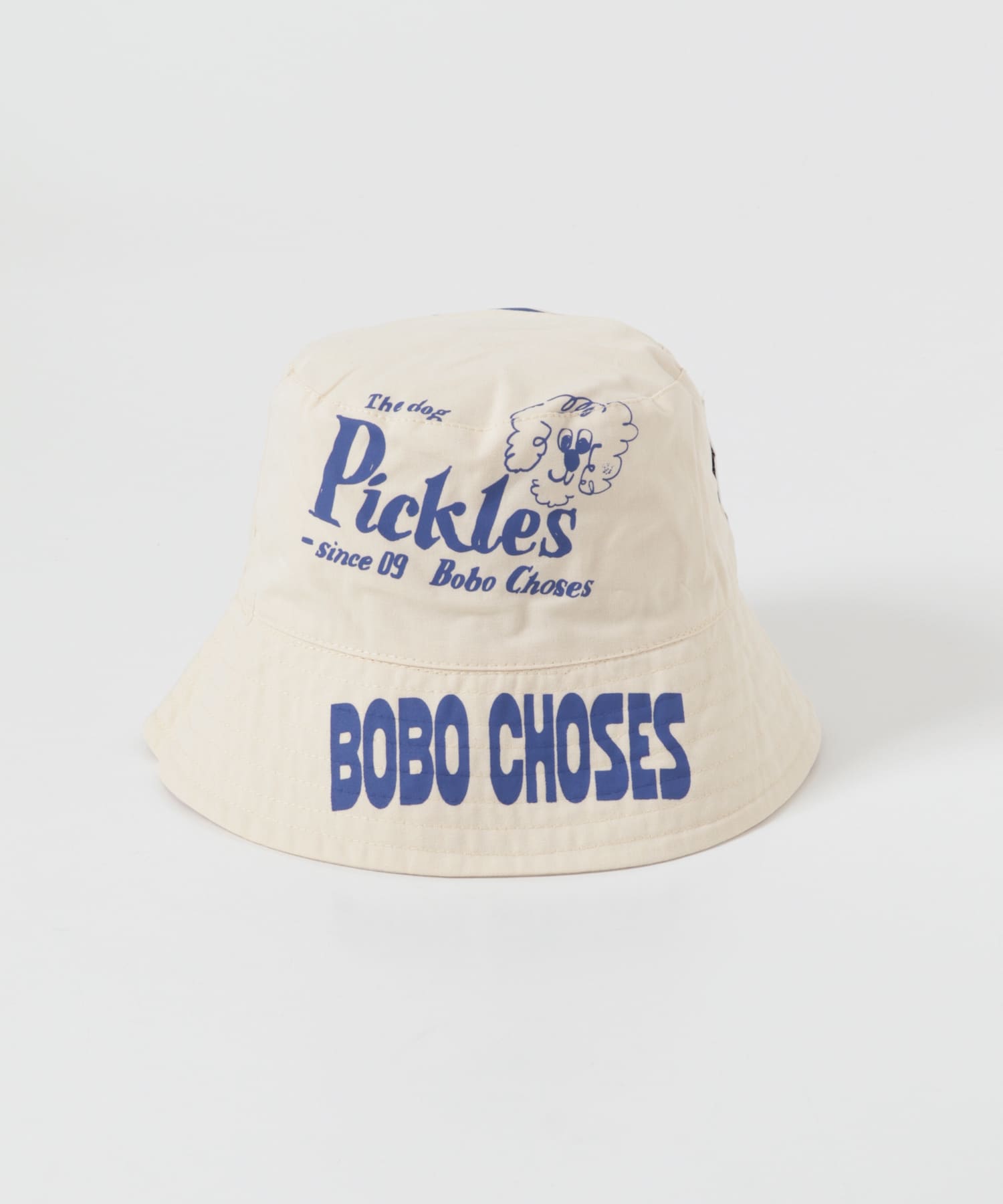 BOBO CHOSES　PICKLES REVERSIBLE HAT(KIDS) OFF WHITE One