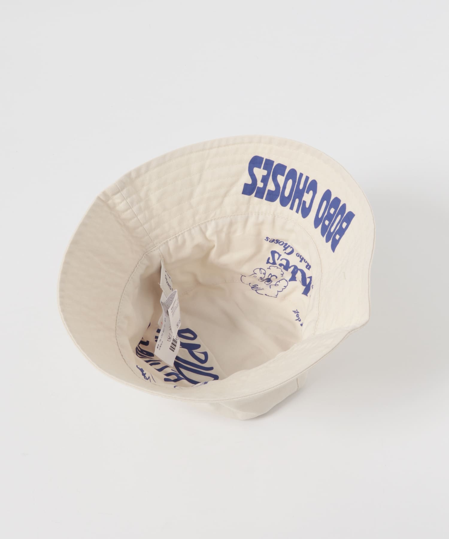 BOBO CHOSES　PICKLES REVERSIBLE HAT(KIDS) OFF WHITE One