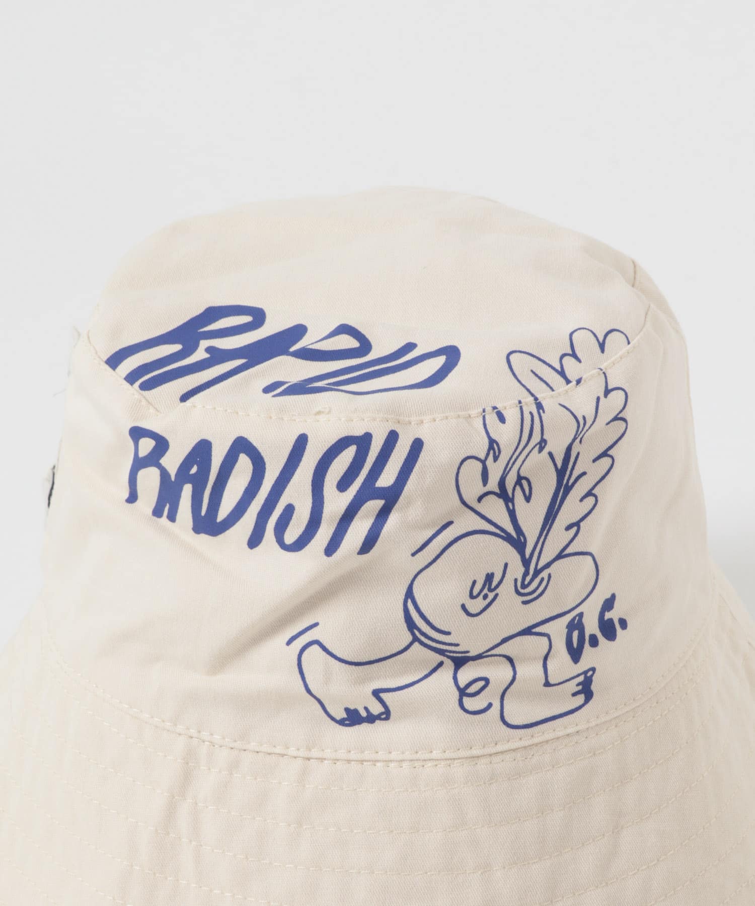 BOBO CHOSES　PICKLES REVERSIBLE HAT(KIDS) OFF WHITE One