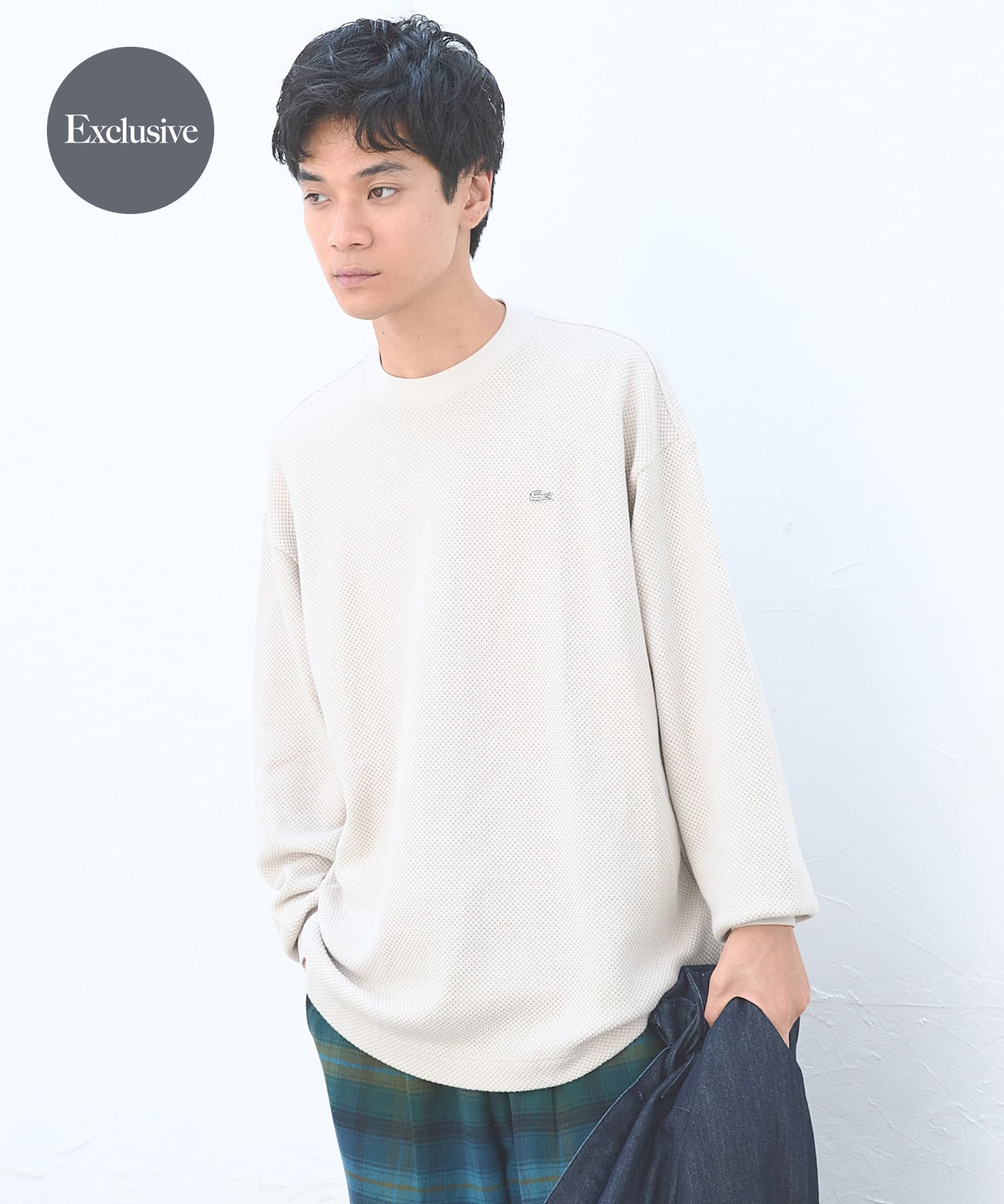 『別注』LACOSTE×DOORS　HEAVY PIQUE LONG-SLEEVE