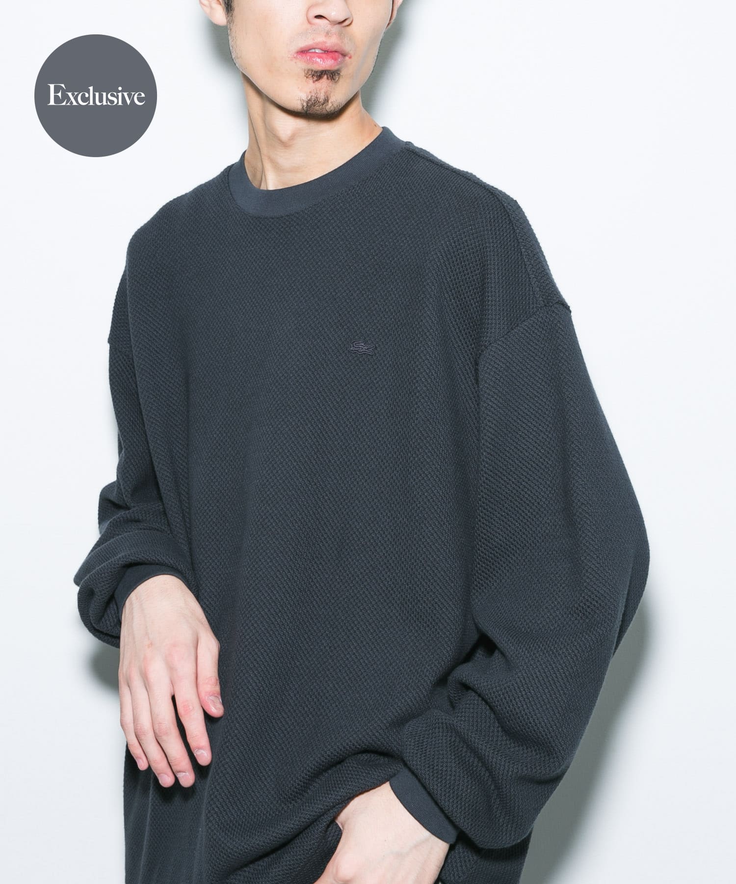 『別注』LACOSTE×DOORS　HEAVY PIQUE LONG-SLEEVE