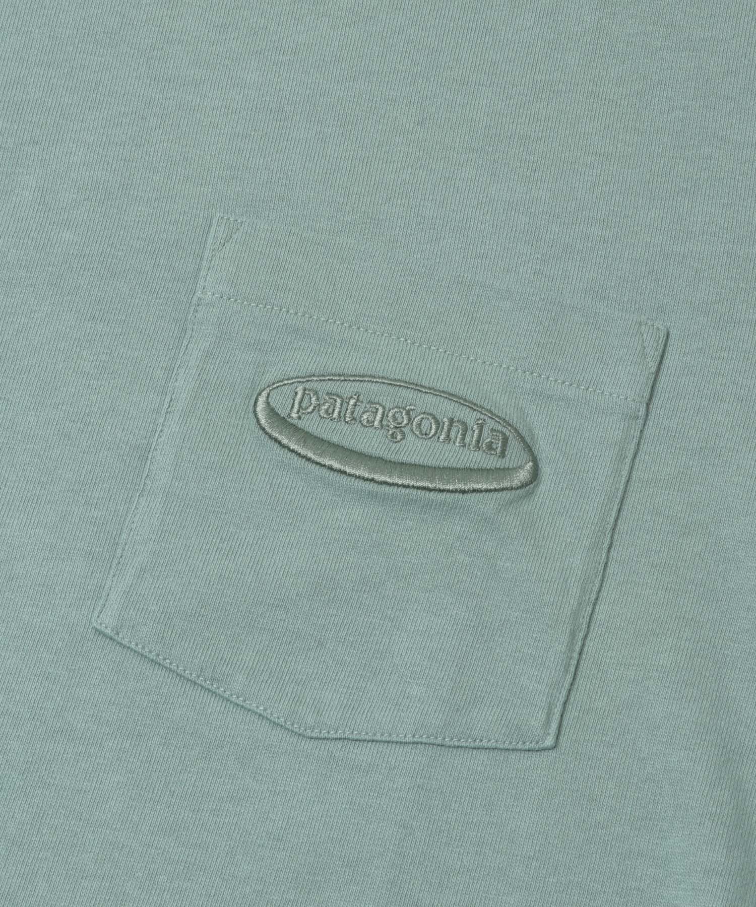 patagonia OVAL LOGO POCKET LONG-SLEEVE T-SHIRTS(M UDNL): トップス
