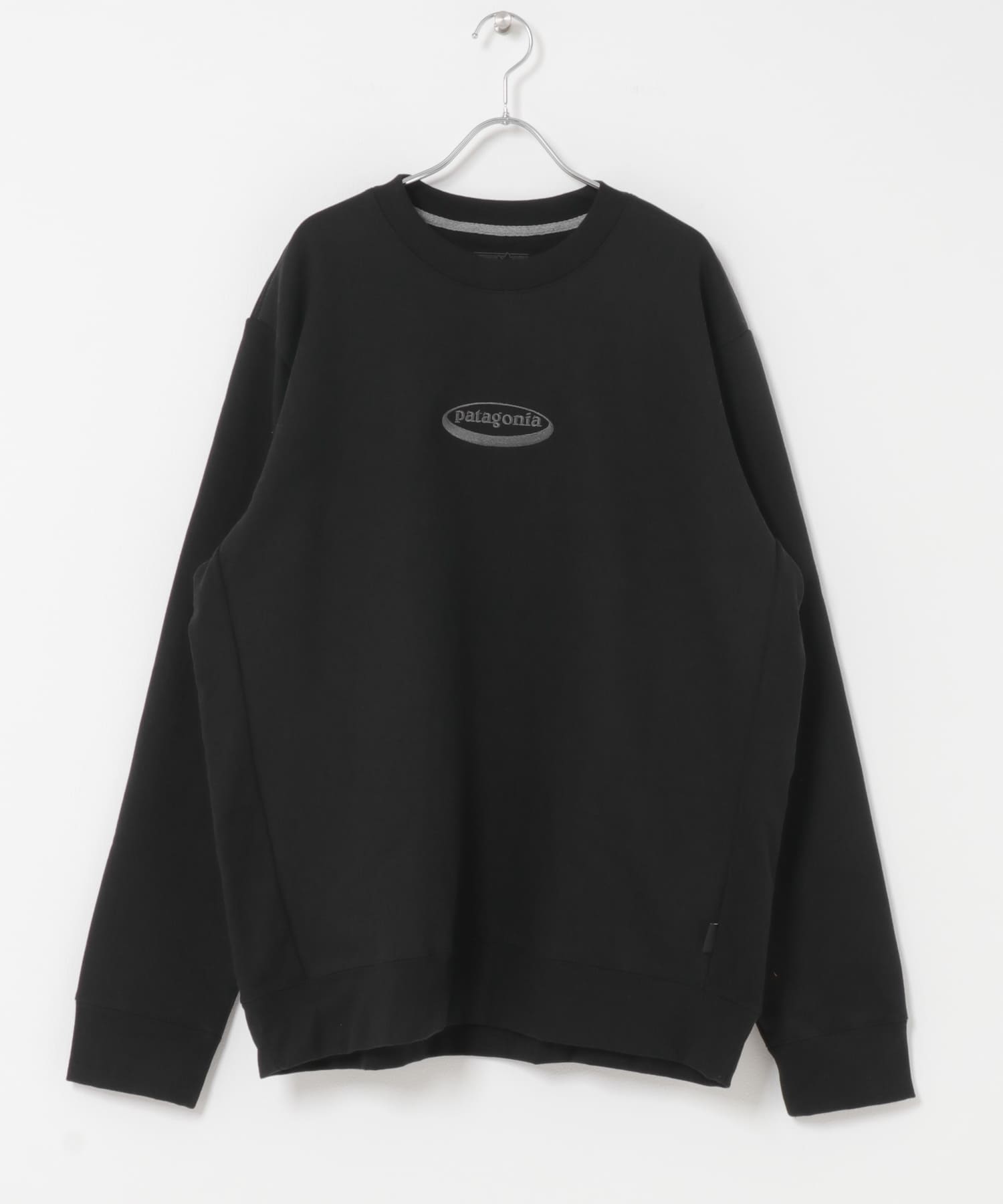 patagonia　OVAL LOGO UPRISAL SWEAT BLK S