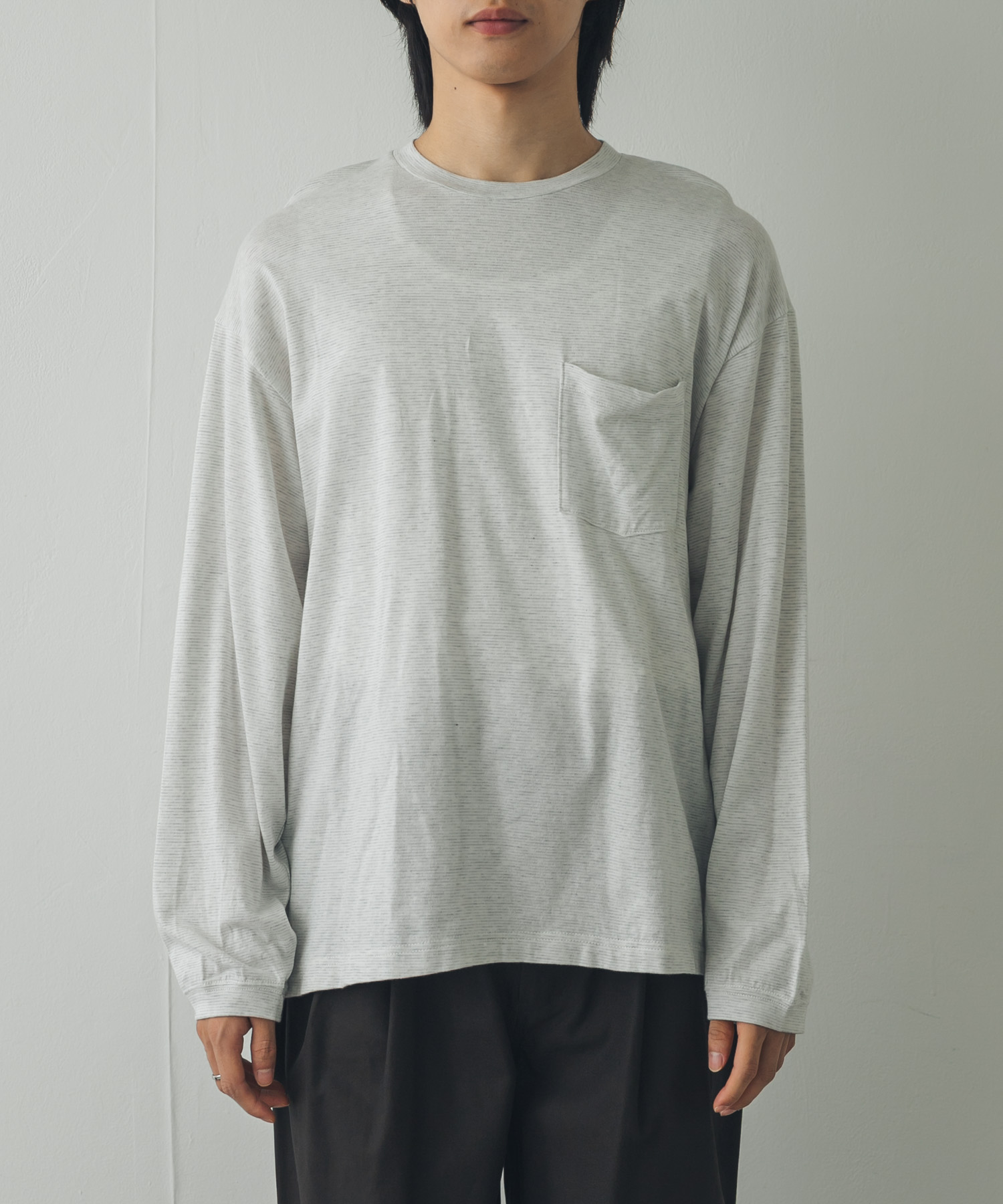 STILL BY HAND　LOOSE POCKET LONG SLEEVE