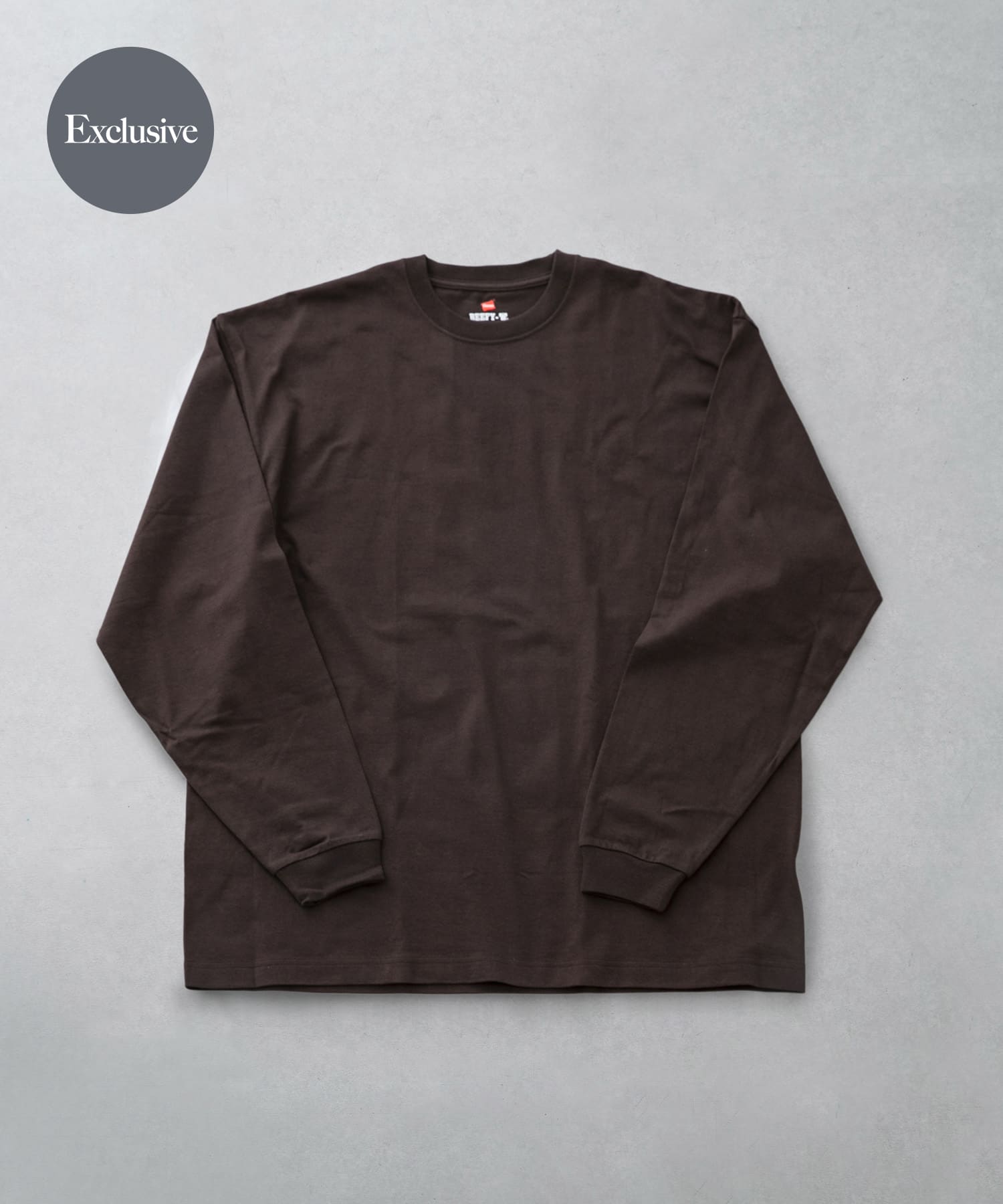 『別注』Hanes×DOORS　BEEFY-T-SHIRTS FIT LONG-SLEEVE