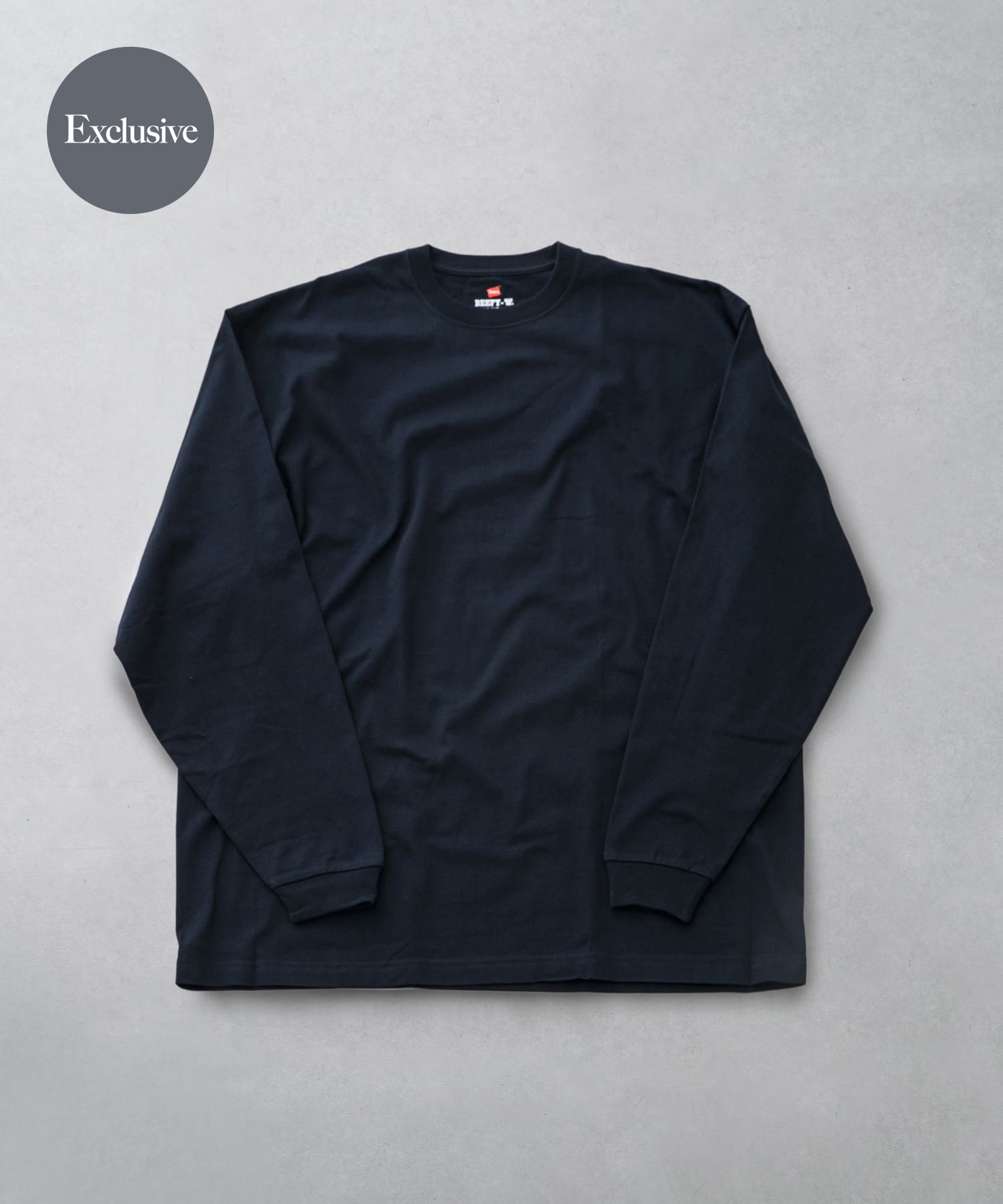 『別注』Hanes×DOORS　BEEFY-T-SHIRTS FIT LONG-SLEEVE