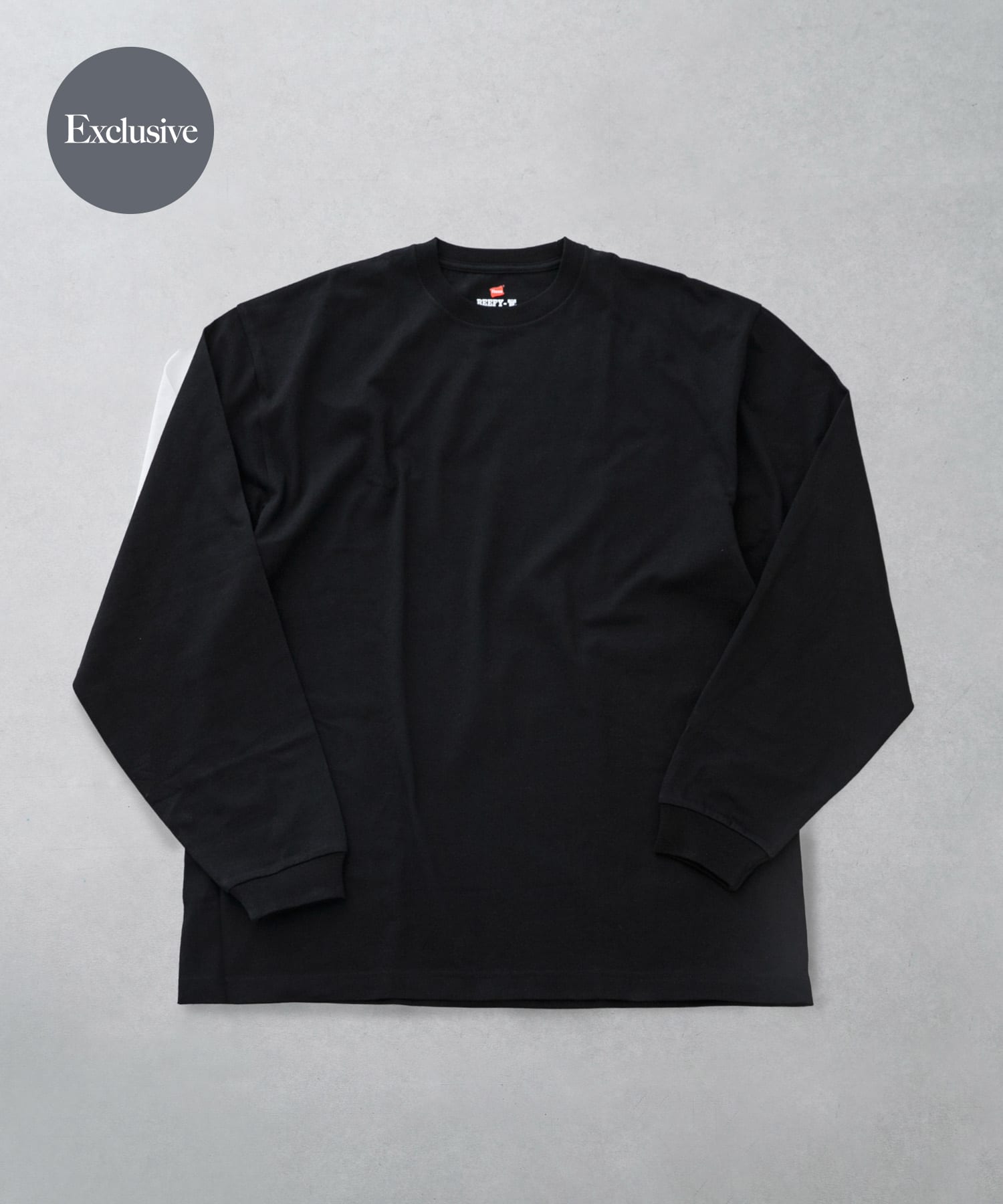 『別注』Hanes×DOORS　BEEFY-T-SHIRTS FIT LONG-SLEEVE