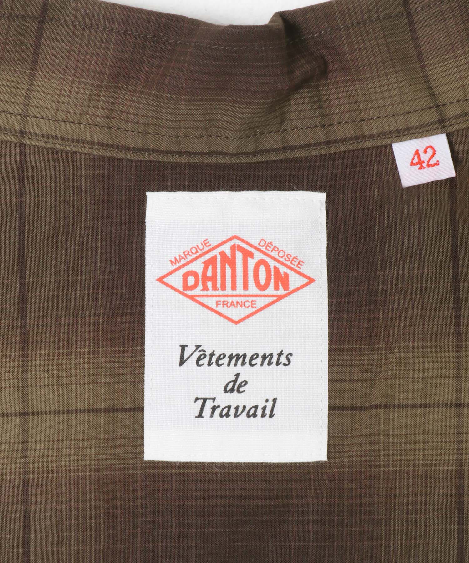 DANTON　WORK SHIRTS BRW/CML 38