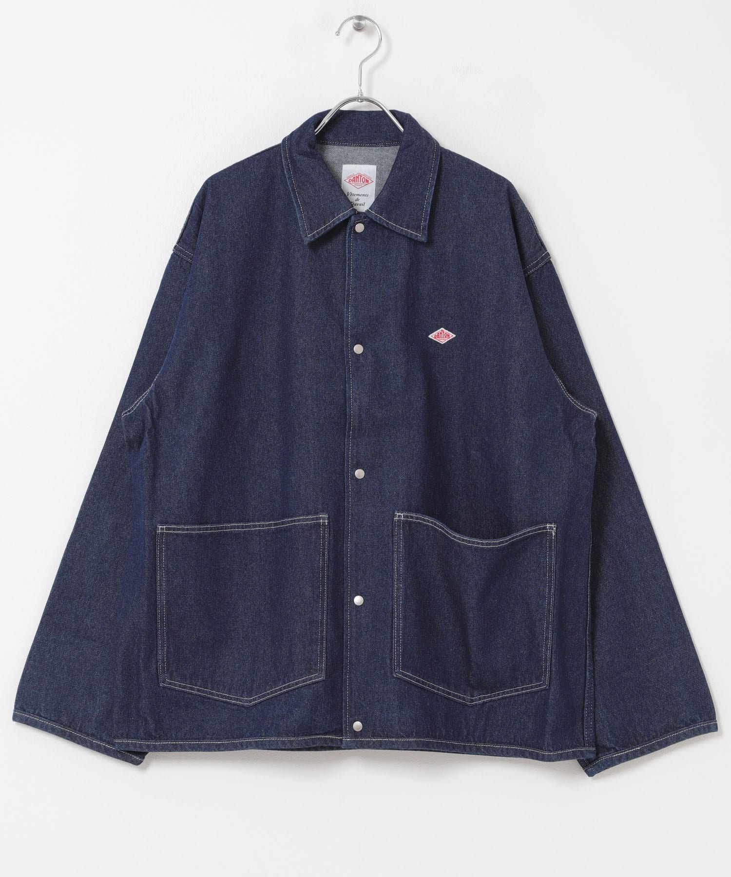 DANTON ダントン　カバーオール　ジャケット　38 コットン インディゴ DANTON COVERALL SHIRTS(38 INDIGO): トップス｜URBAN RESEARCH公式