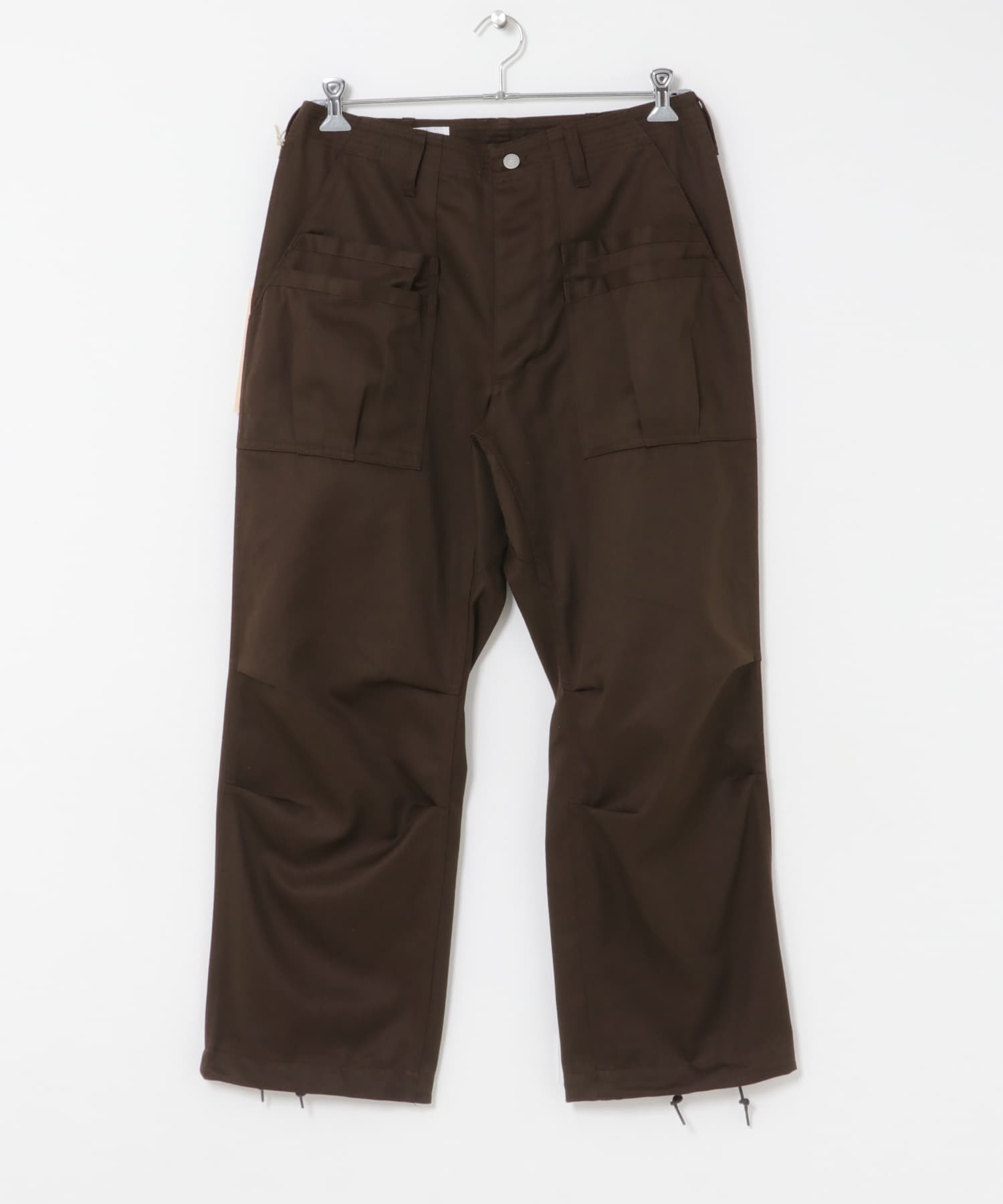 SASSAFRAS　OVERGROWN FATIGUE PANTS BROWN S