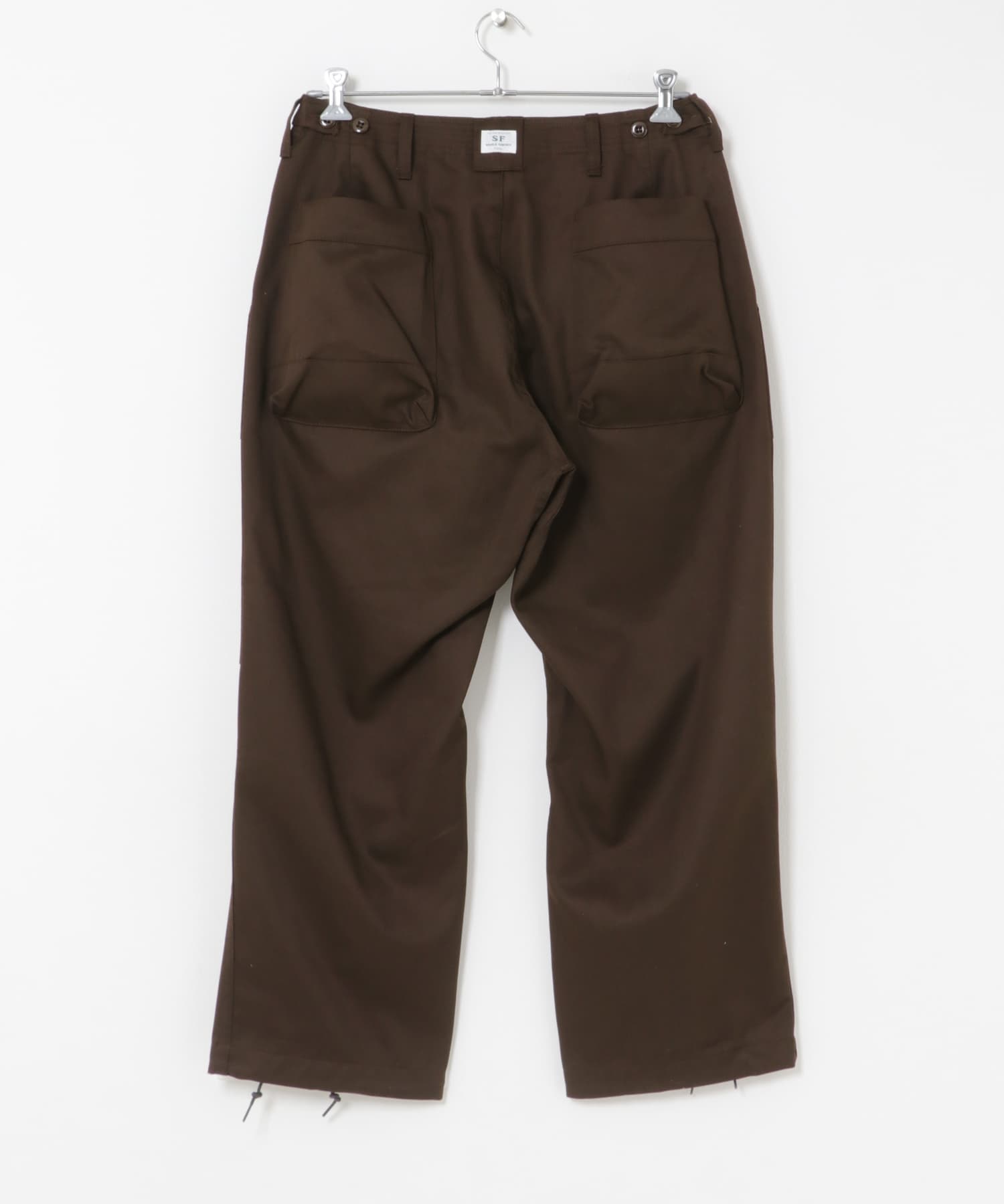 SASSAFRAS　OVERGROWN FATIGUE PANTS BROWN S