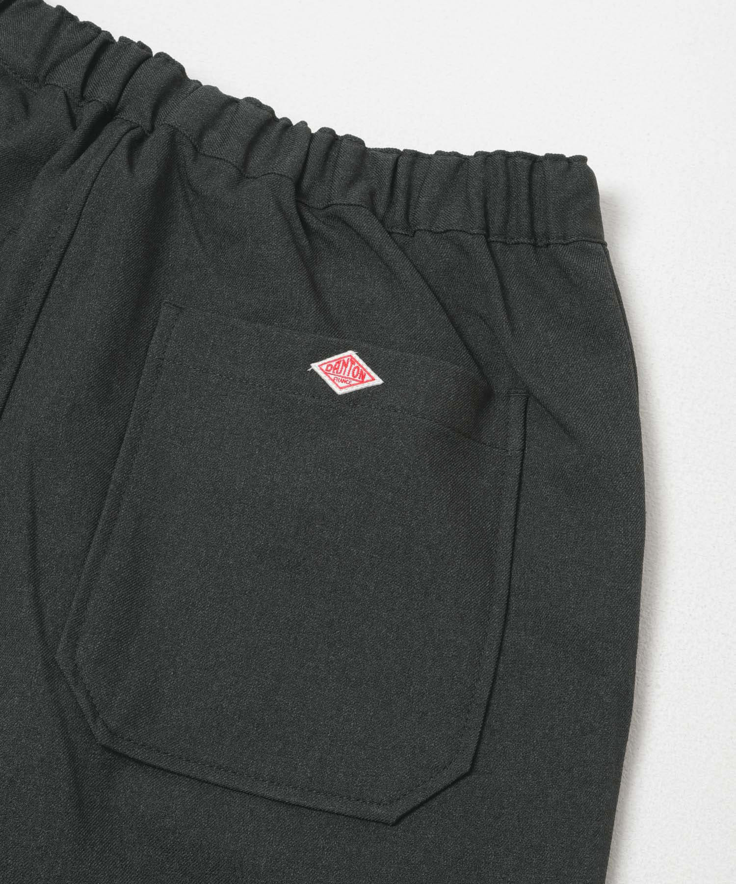 DANTON　TUCK PANTS DK.GRN GRY 38