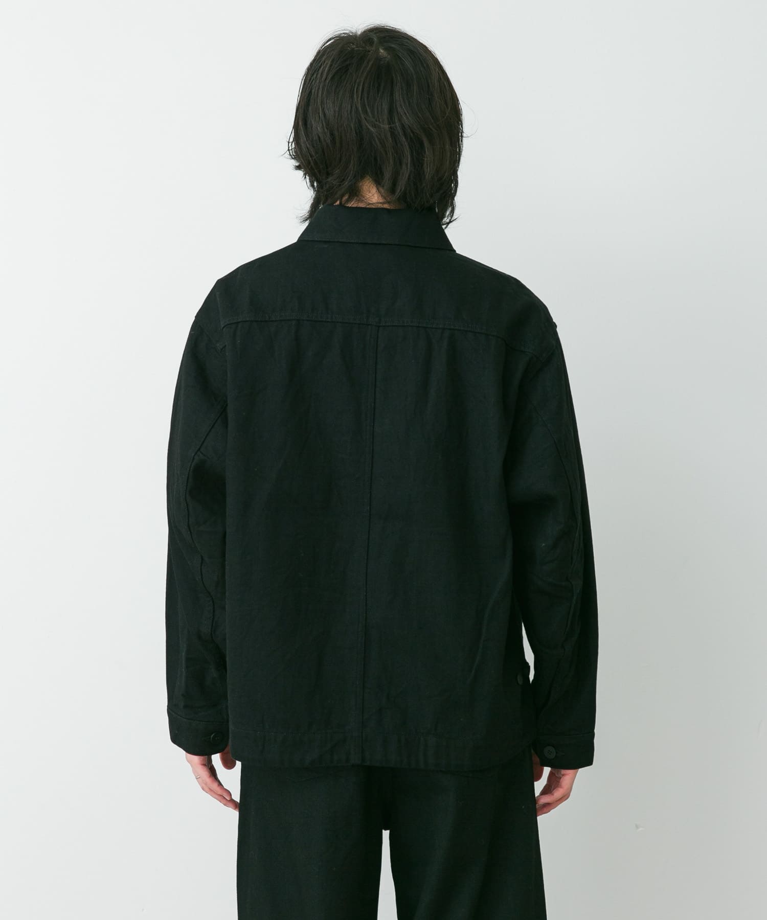 STILL BY HAND 12OZ DENIM JACKET(46 BLACK): アウター｜URBAN
