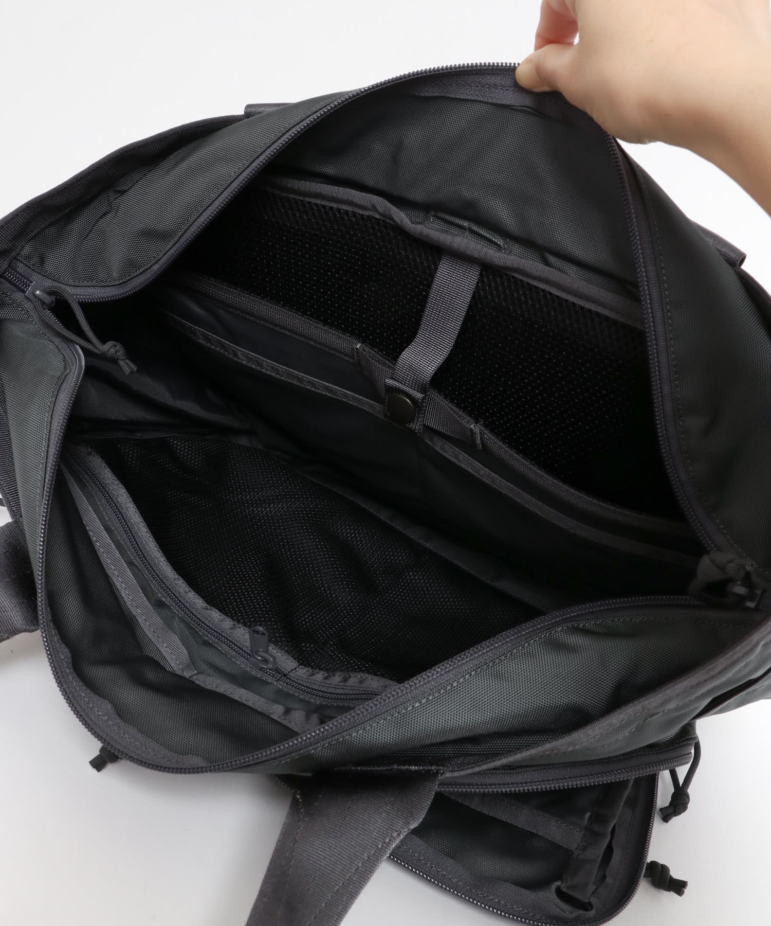 BRIEFING　BS BOX TOTE AG DARK GRAY -