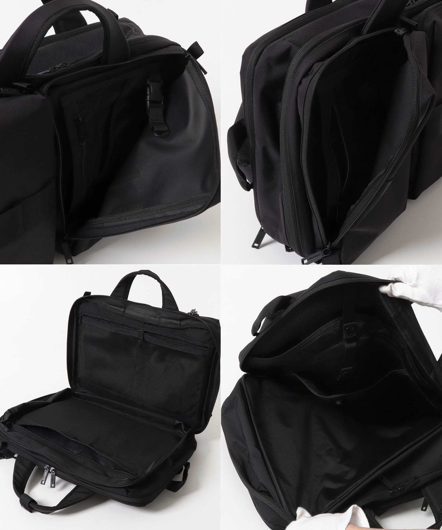 BRIEFING　SW 2WAY PACK 16 WR BLACK -