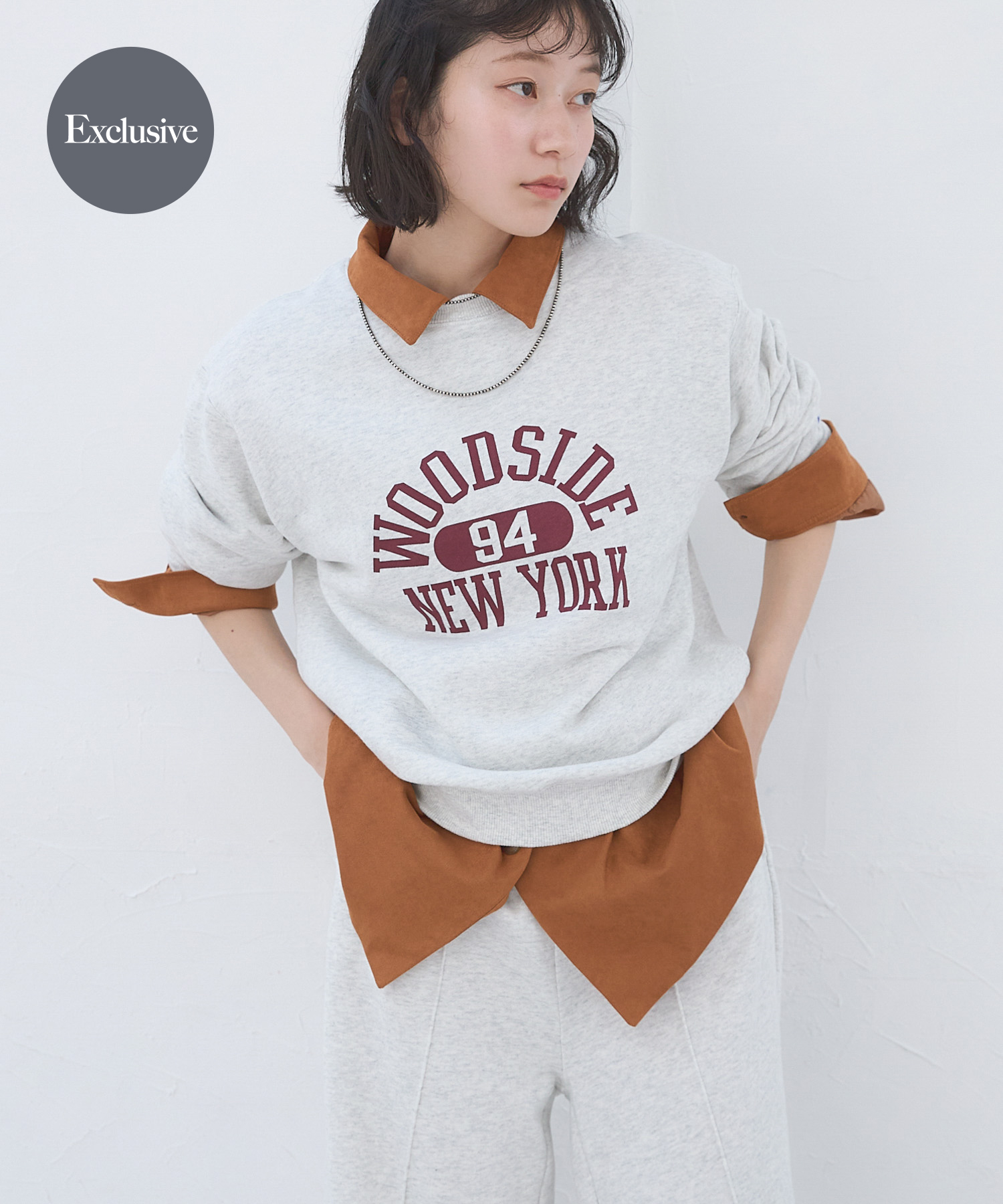 『別注』Champion×DOORS　SWEAT CREWNECK PULLOVER