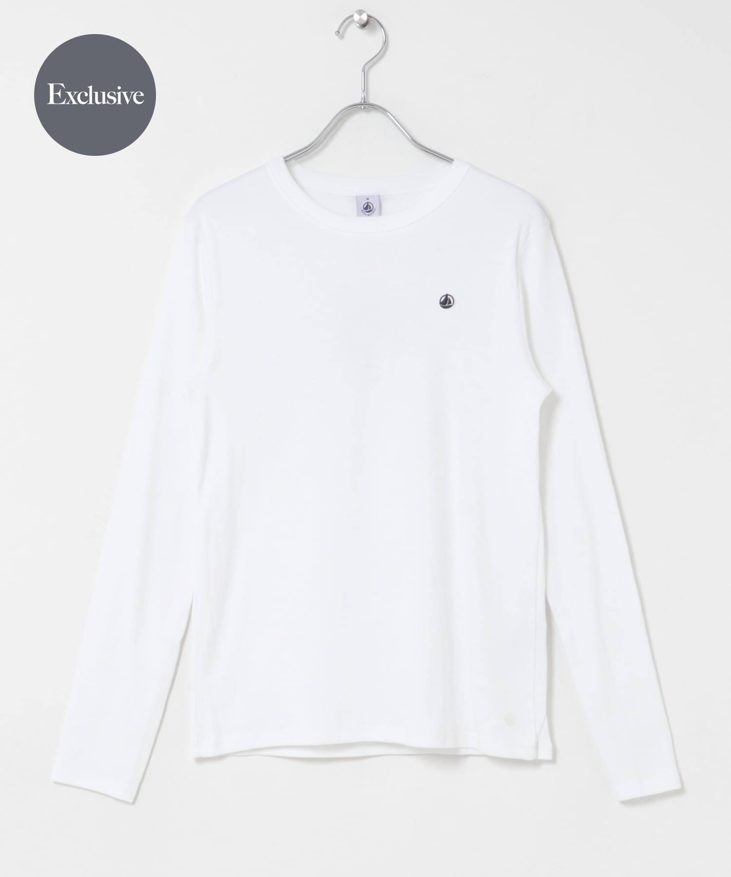『別注』PETIT BATEAU×DOORS　EMBROIDERYロングTシャツ